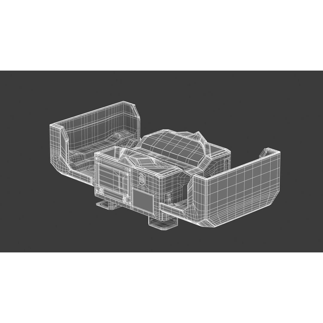 DJI Dock 3D Model – High Quality PBR Asset, FBX and OBJ Formats - View 29