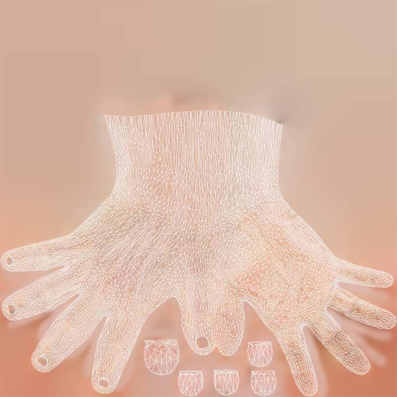 Male Hand 3D Model – Low Poly Photogrammetry Asset, FBX, Blender - View 16