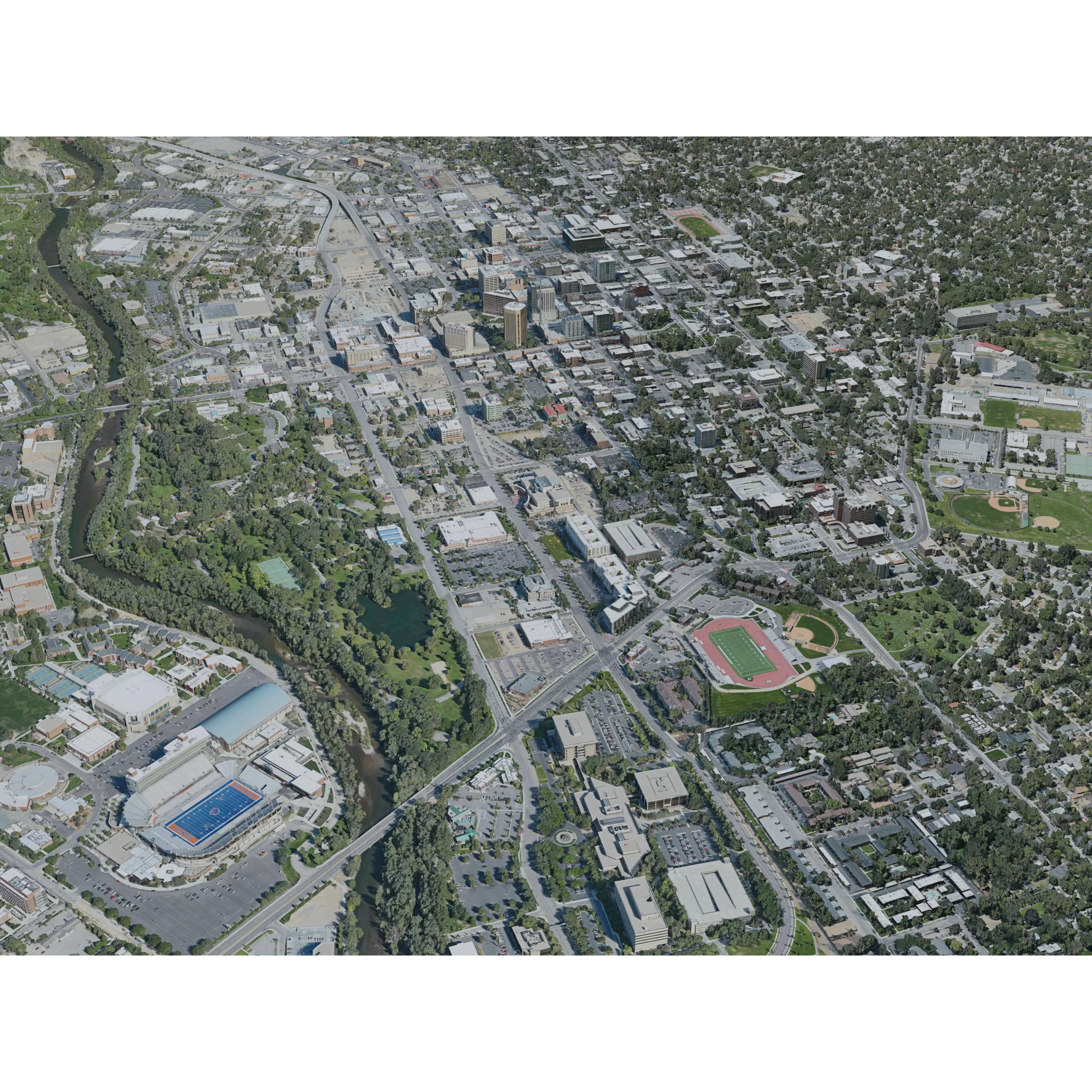 Boise City - Game-Ready 3D Model - View 2