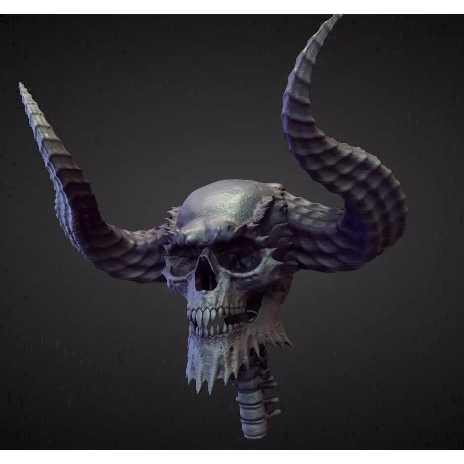 High Poly Head 3D Model – Detailed Character Sculpt, OBJ Format