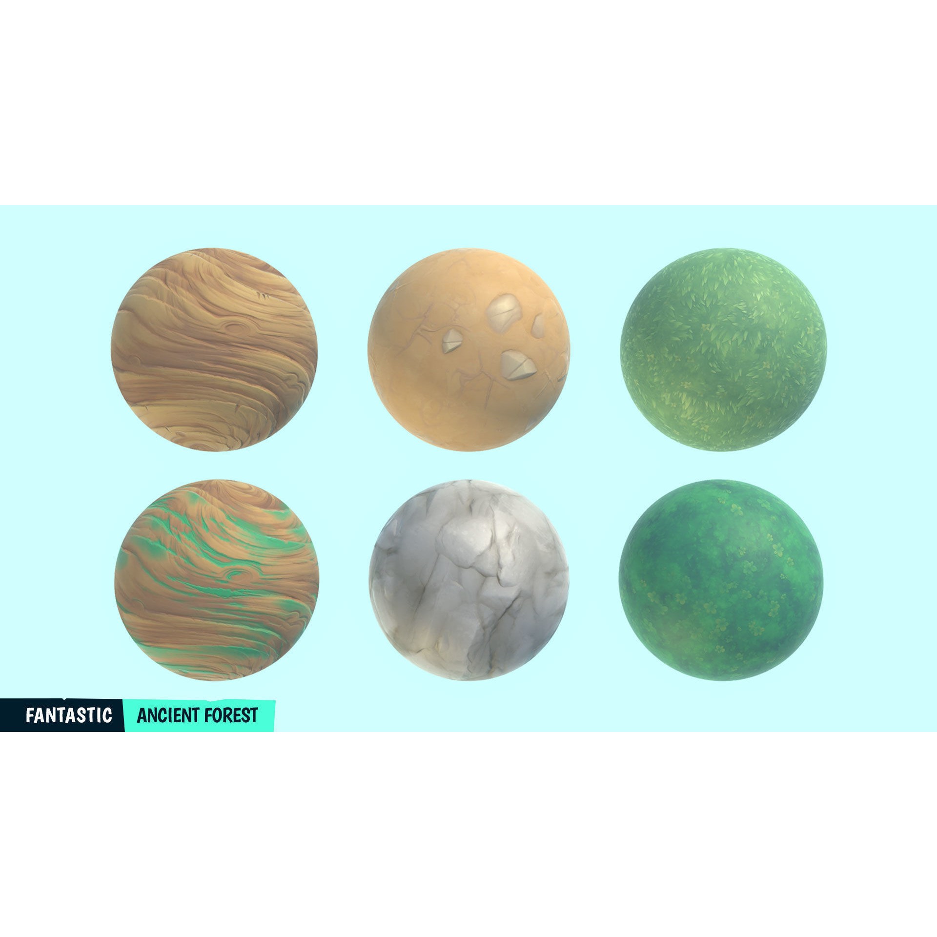 Ancient Forest - Low-Poly Game-Ready 3D Model