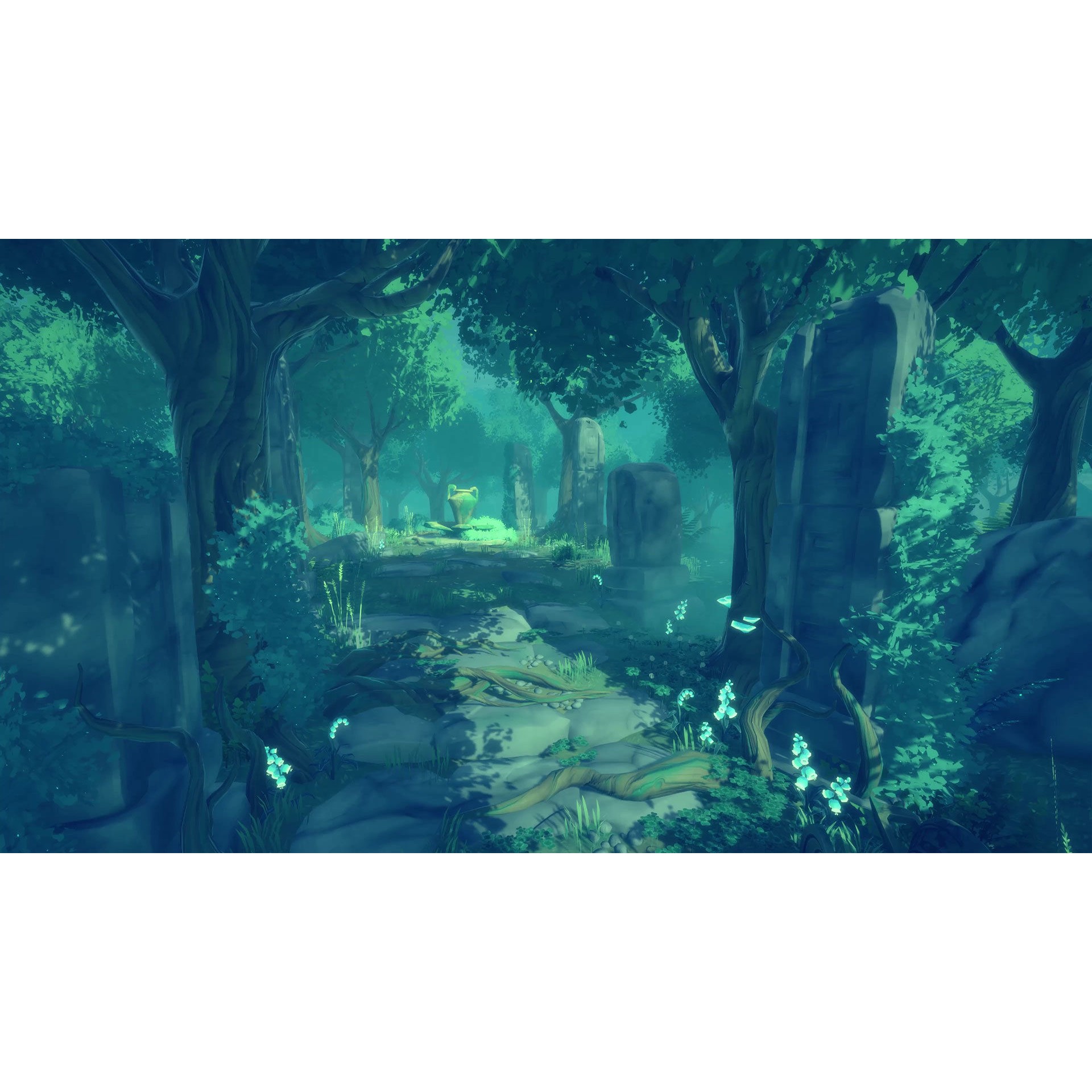 Ancient Forest - Low-Poly Game-Ready 3D Model - View 10