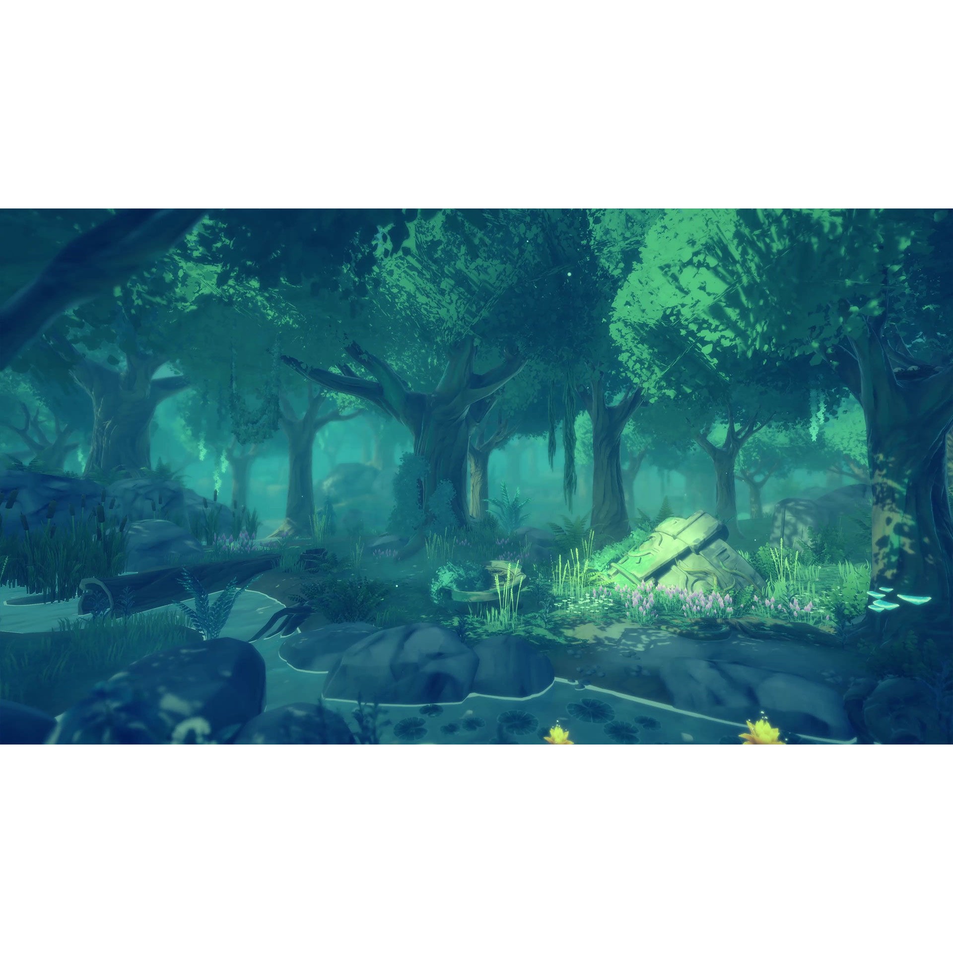Ancient Forest - Low-Poly Game-Ready 3D Model - View 12