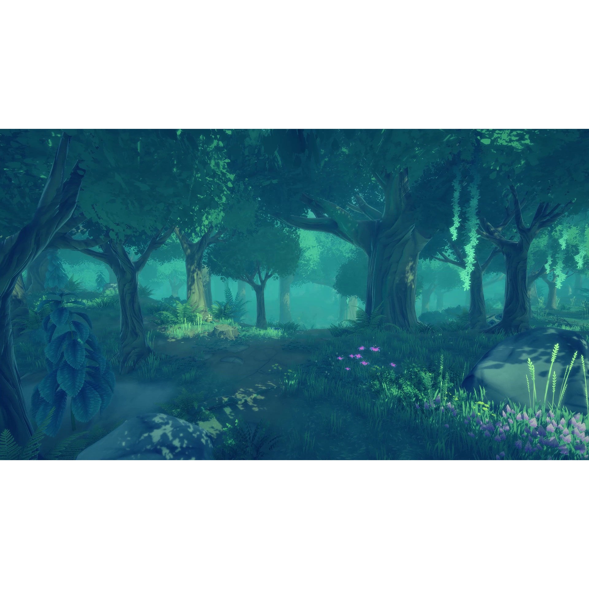 Ancient Forest - Low-Poly Game-Ready 3D Model - View 15