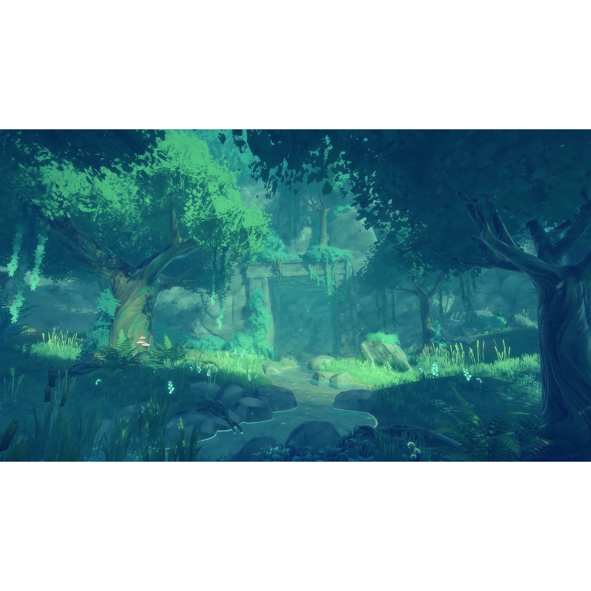 Ancient Forest - Low-Poly Game-Ready 3D Model - View 6