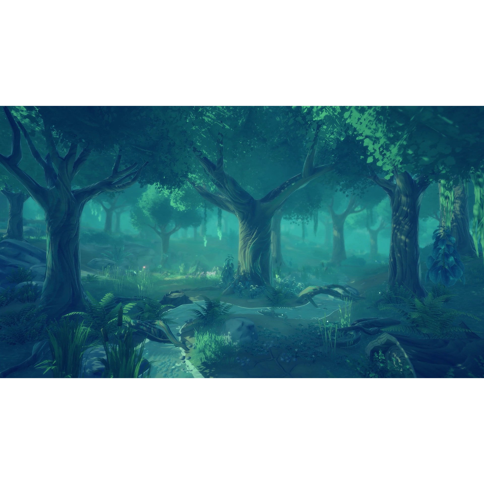 Ancient Forest - Low-Poly Game-Ready 3D Model - View 8