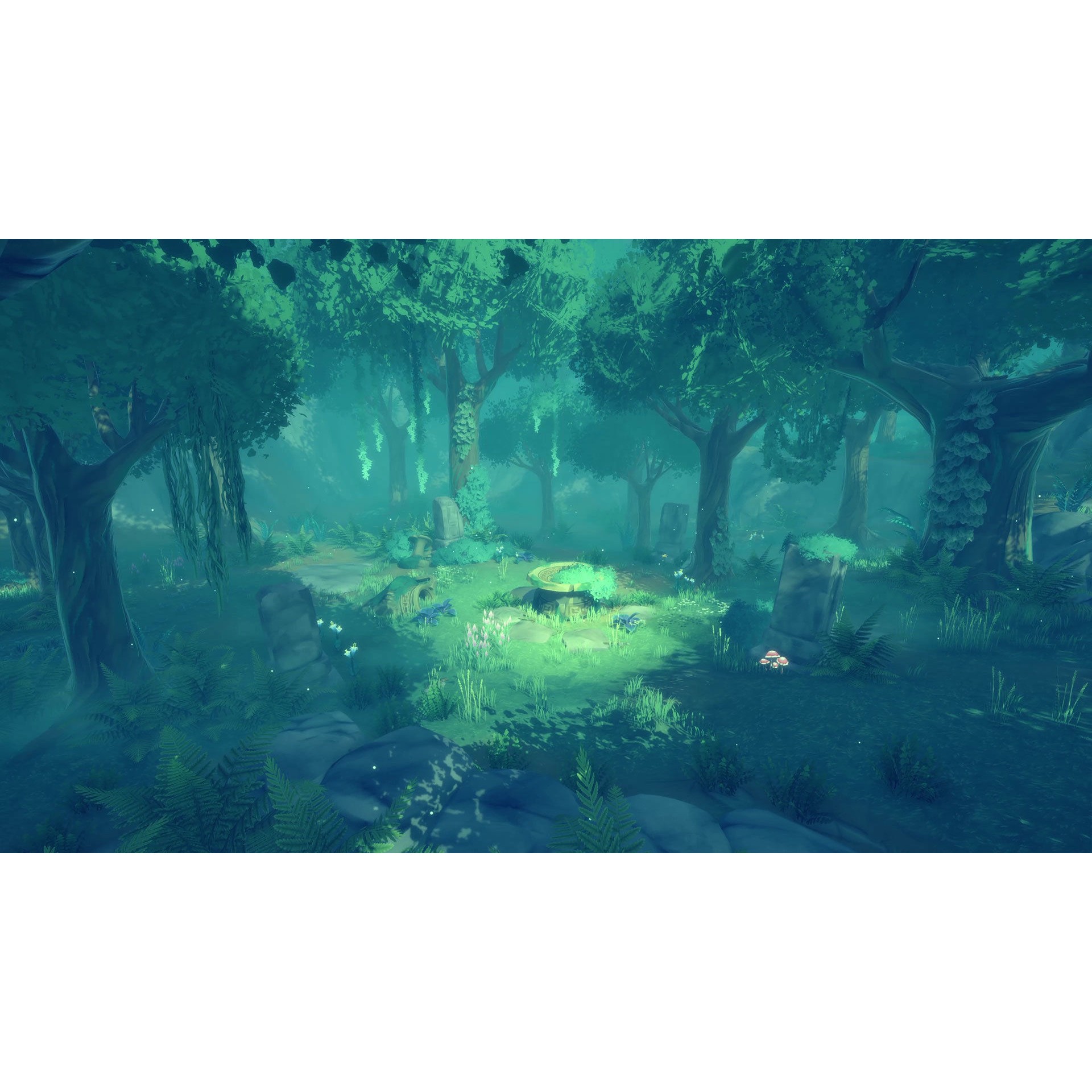 Ancient Forest - Low-Poly Game-Ready 3D Model - View 9
