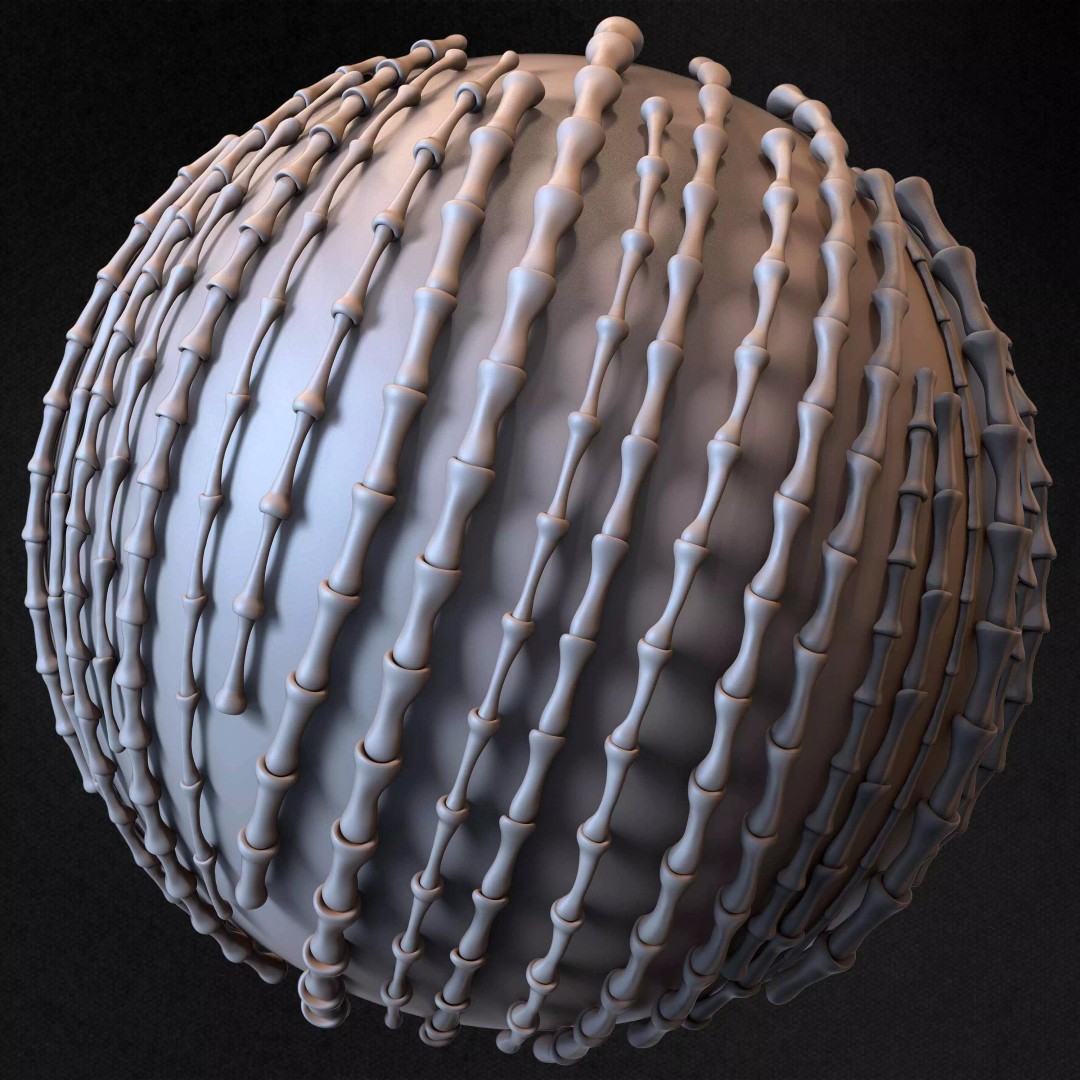 Human Skeleton 3D Model – Low Poly IMM Brushes for ZBrush - View 37