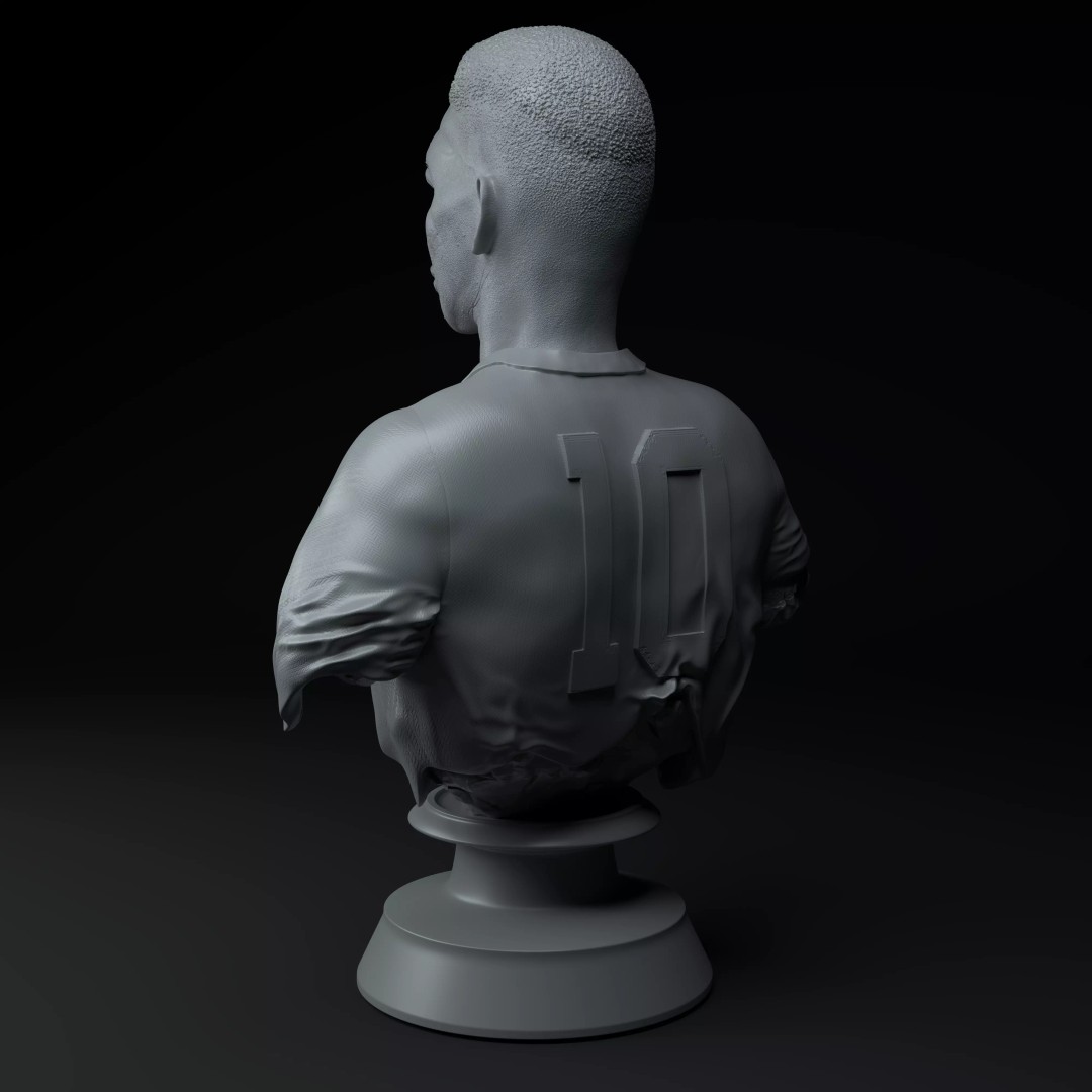 Pelé 3D Model – Premium Trophy Diorama for Printing - View 7