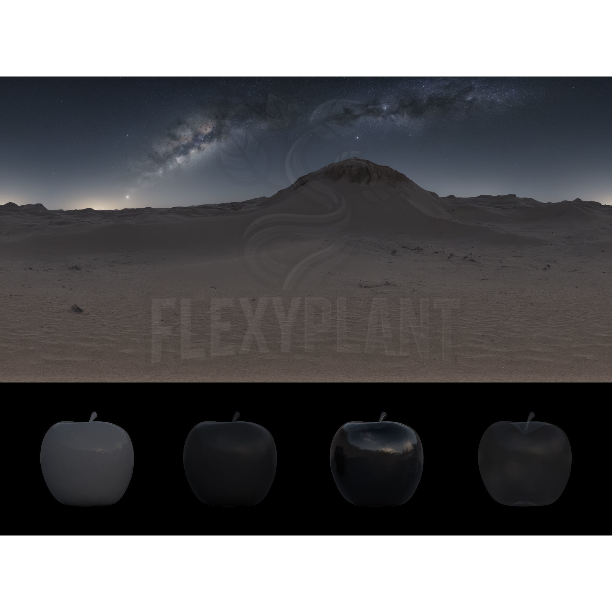 Realistic HDRI Desert Pack - Low-Poly Game-Ready 3D Model - View 20