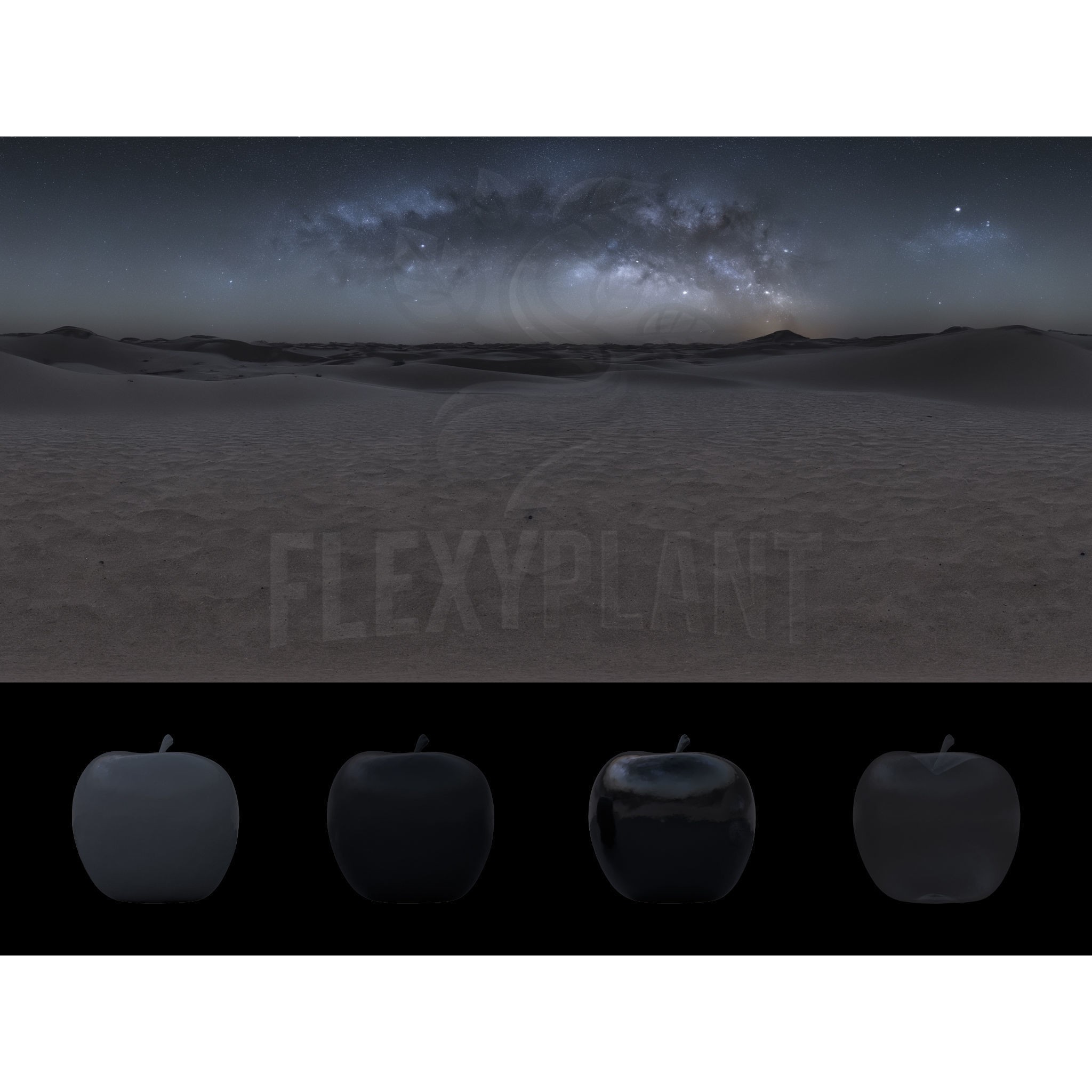 Realistic HDRI Desert Pack - Low-Poly Game-Ready 3D Model - View 21