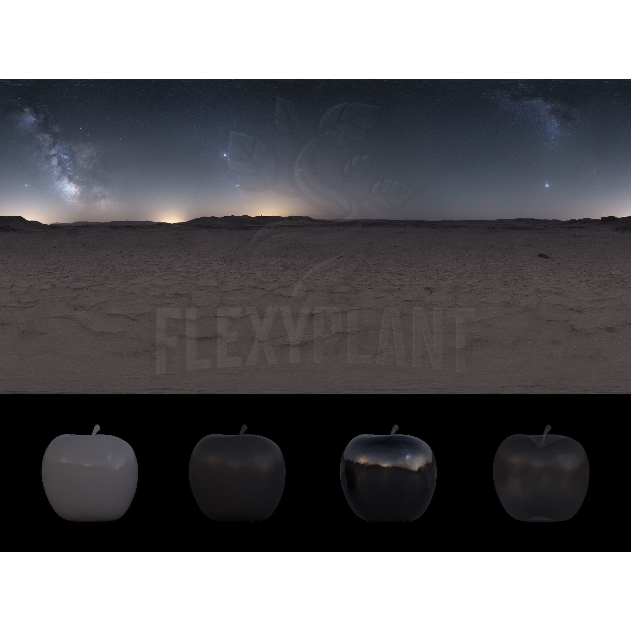 Realistic HDRI Desert Pack - Low-Poly Game-Ready 3D Model - View 23