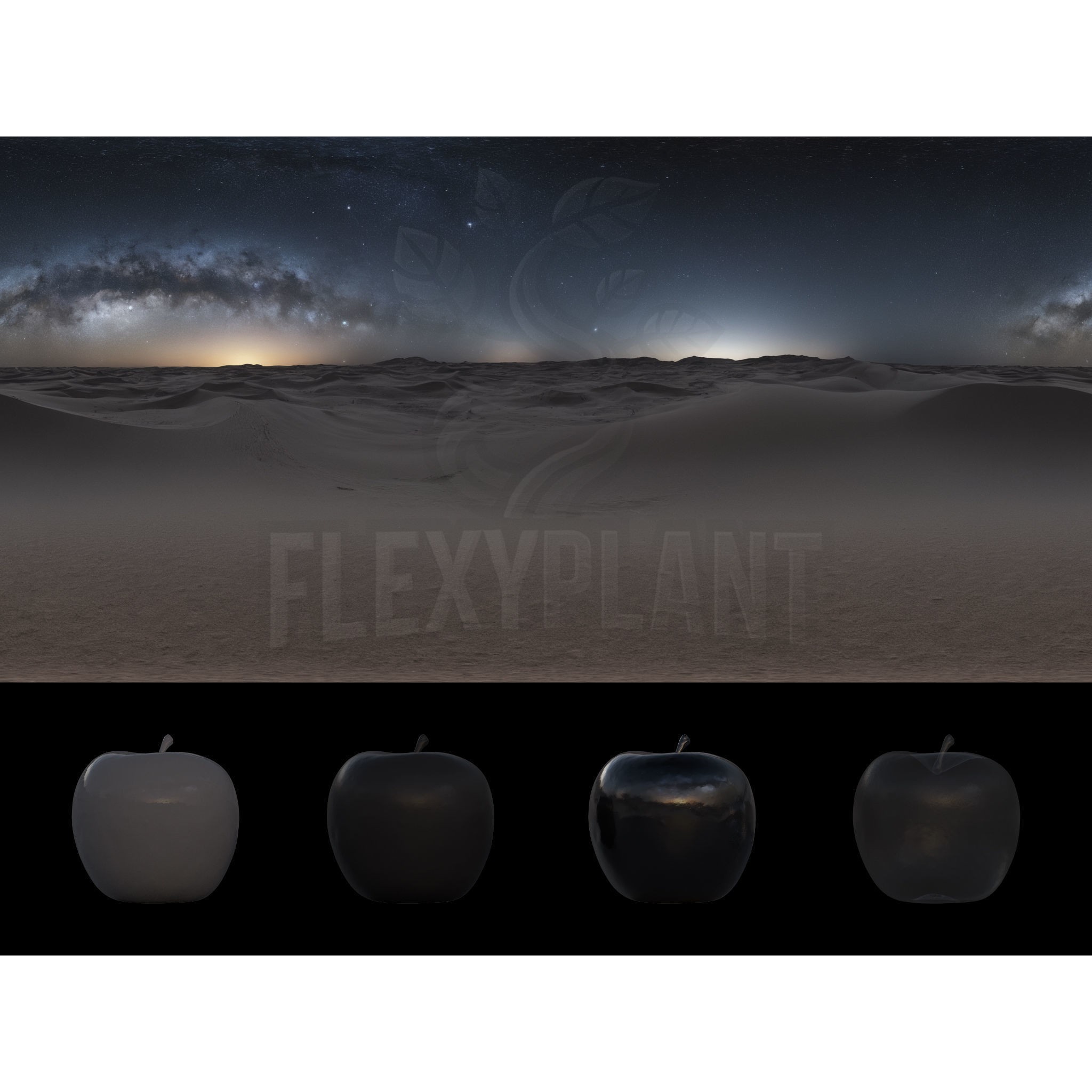 Realistic HDRI Desert Pack - Low-Poly Game-Ready 3D Model - View 24