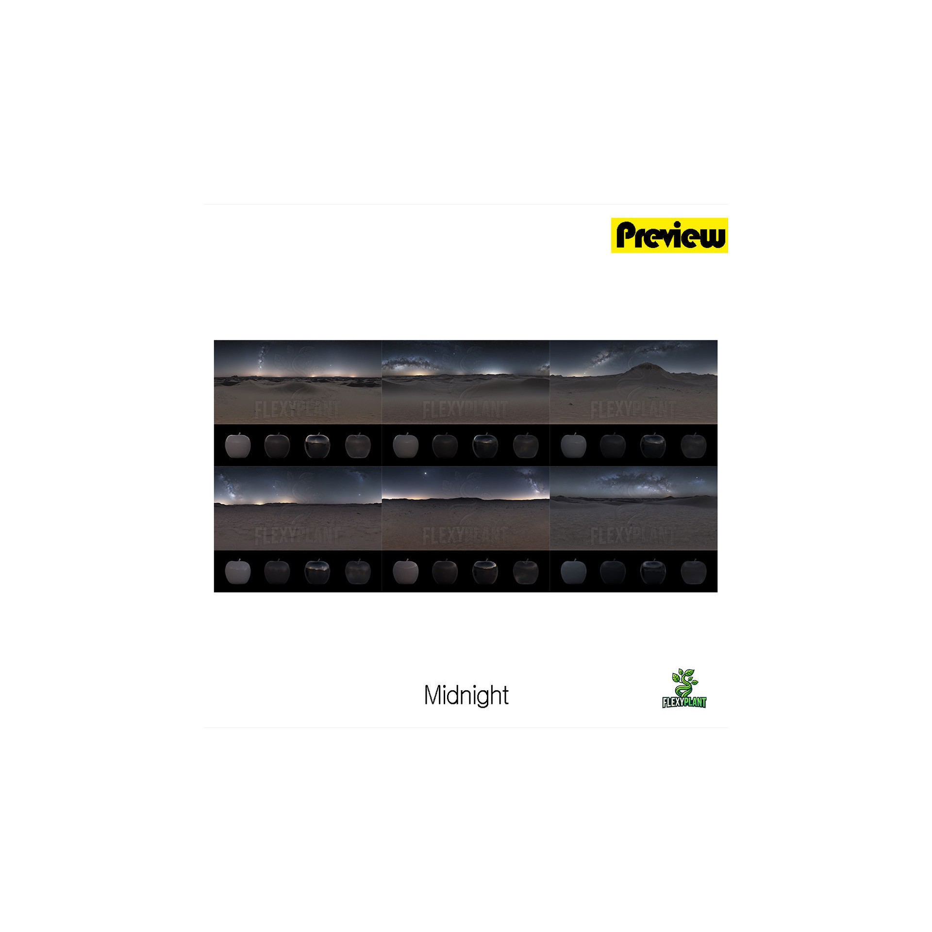 Realistic HDRI Desert Pack - Low-Poly Game-Ready 3D Model - View 6