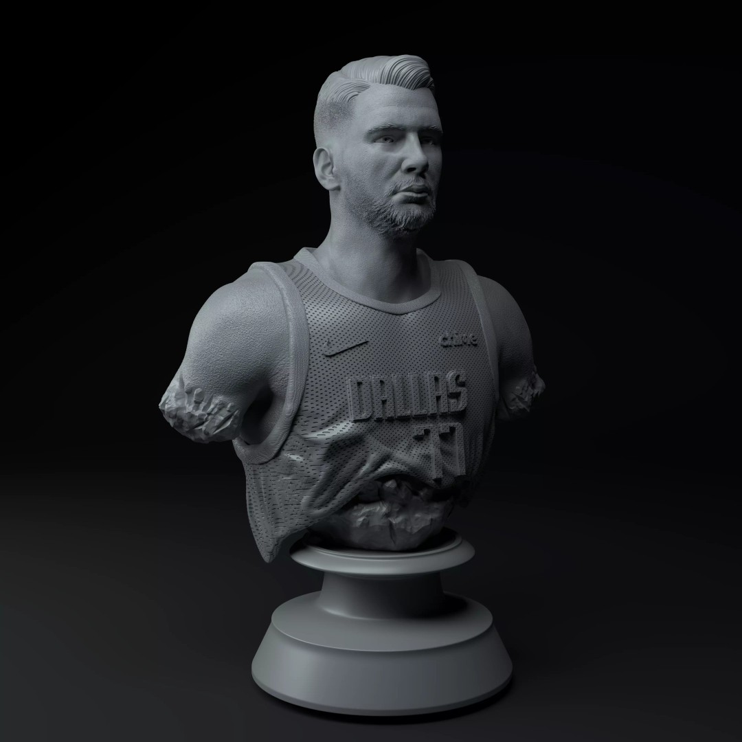 Luka Doncic 3D Model – Premium Bust for 3D Printing, STL
