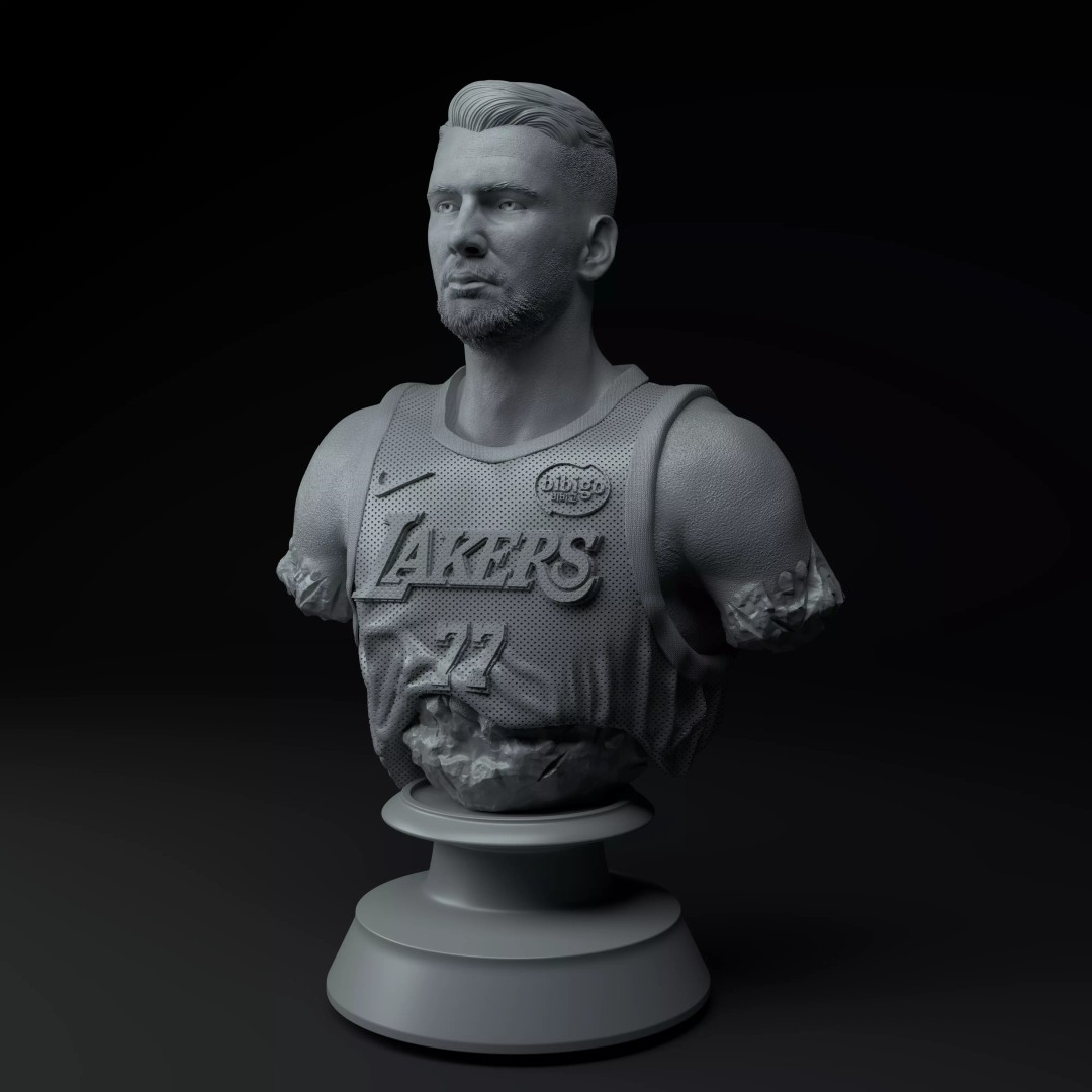 Luka Doncic 3D Model – Premium Bust for 3D Printing, STL - View 2