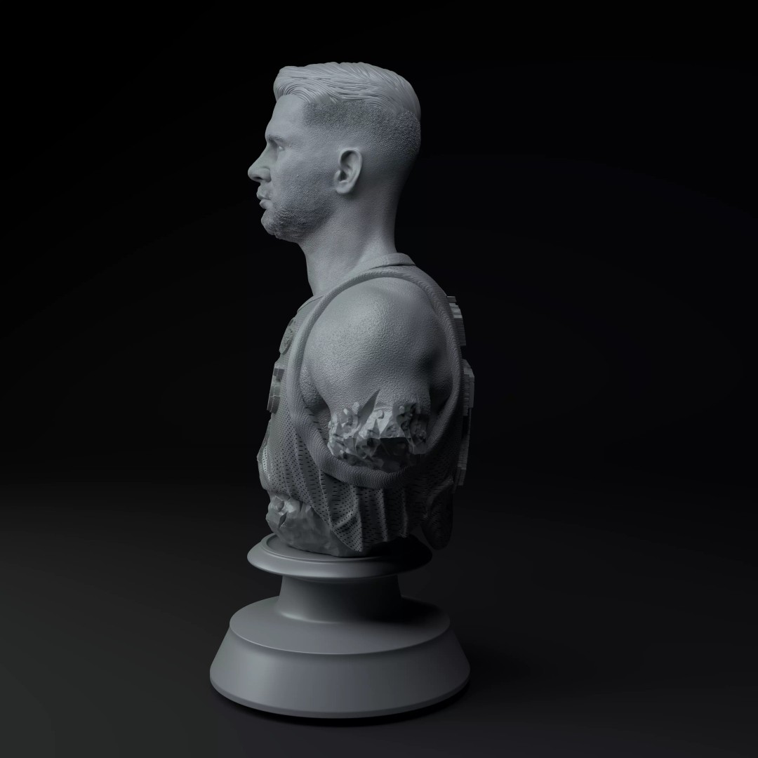 Luka Doncic 3D Model – Premium Bust for 3D Printing, STL - View 4