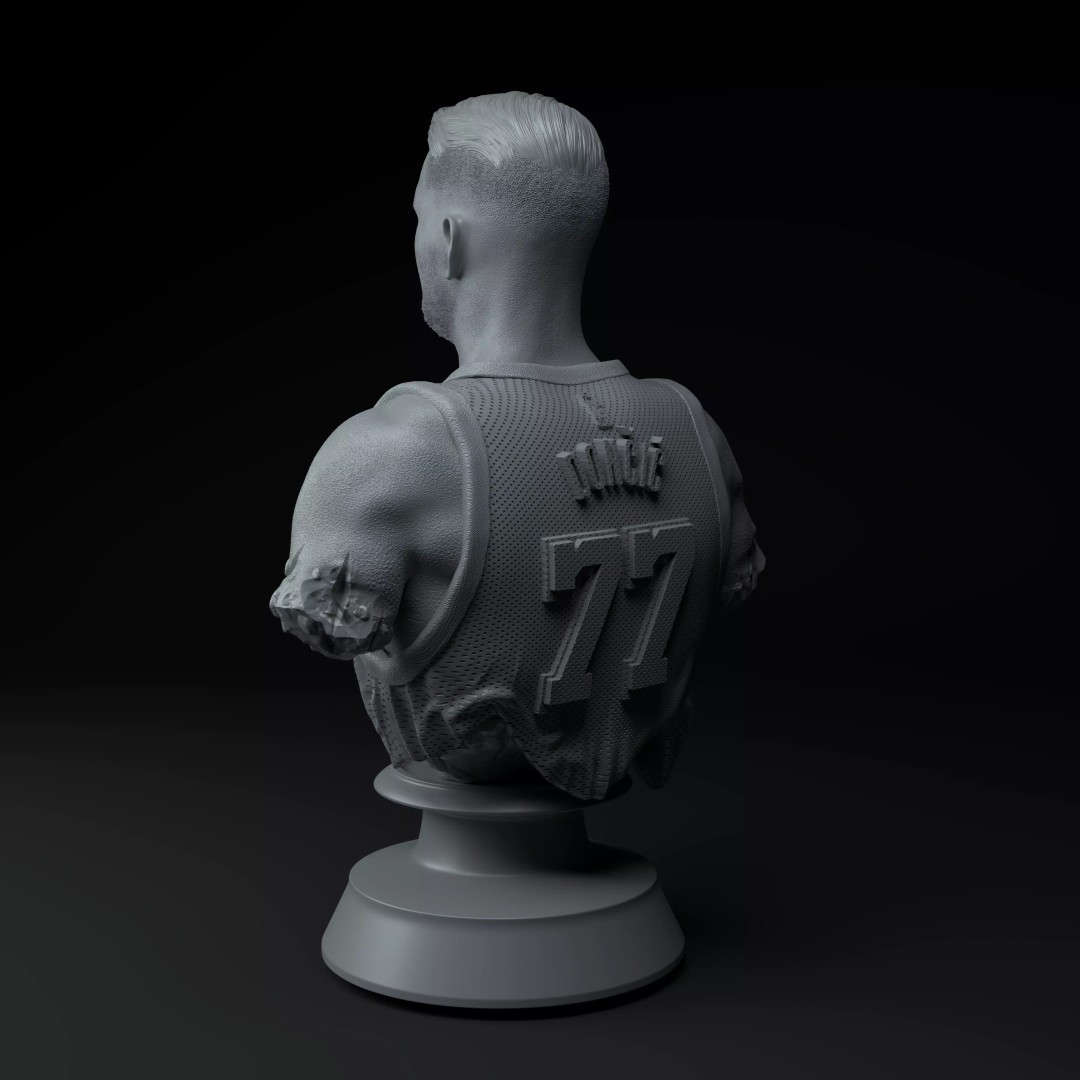 Luka Doncic 3D Model – Premium Bust for 3D Printing, STL - View 5