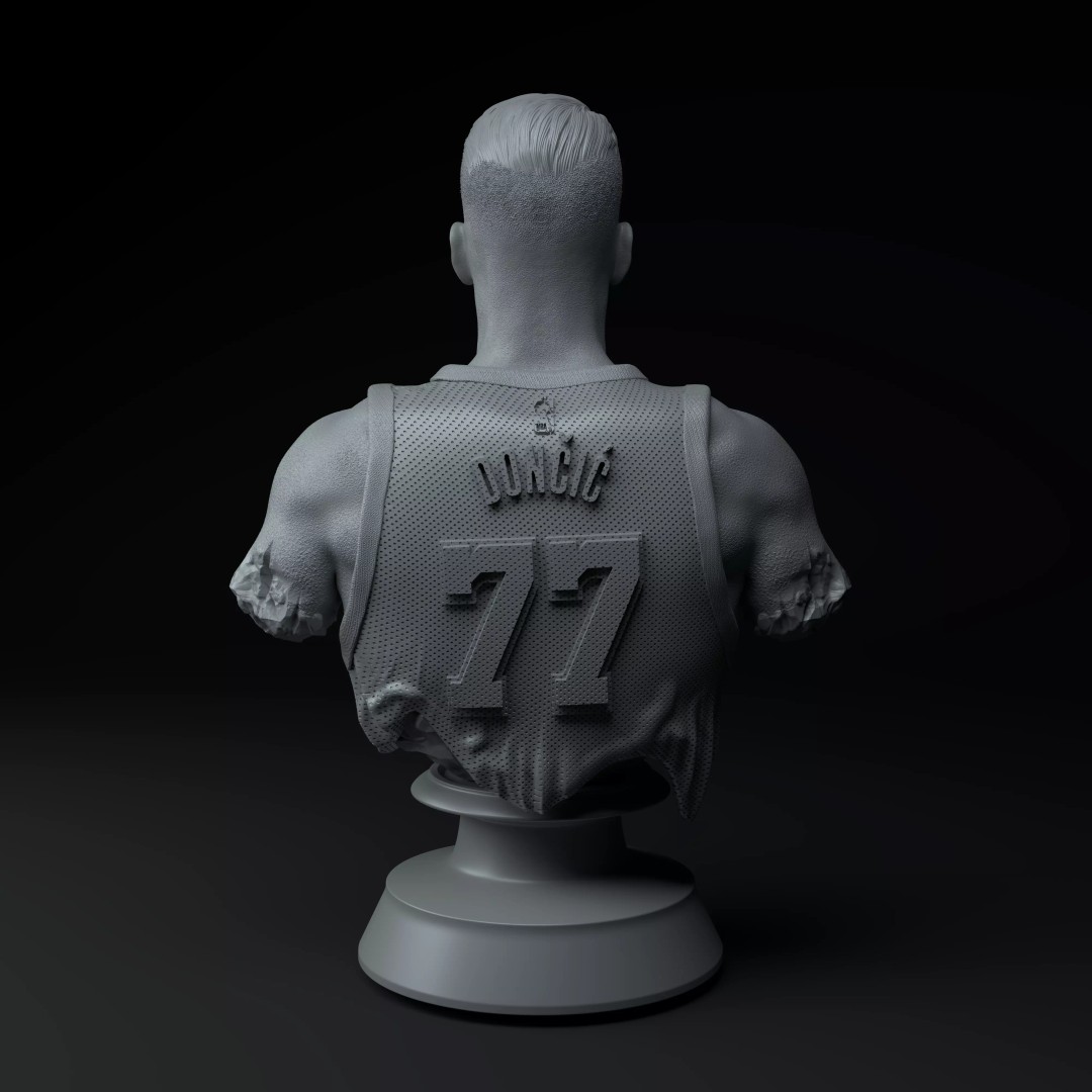 Luka Doncic 3D Model – Premium Bust for 3D Printing, STL - View 6