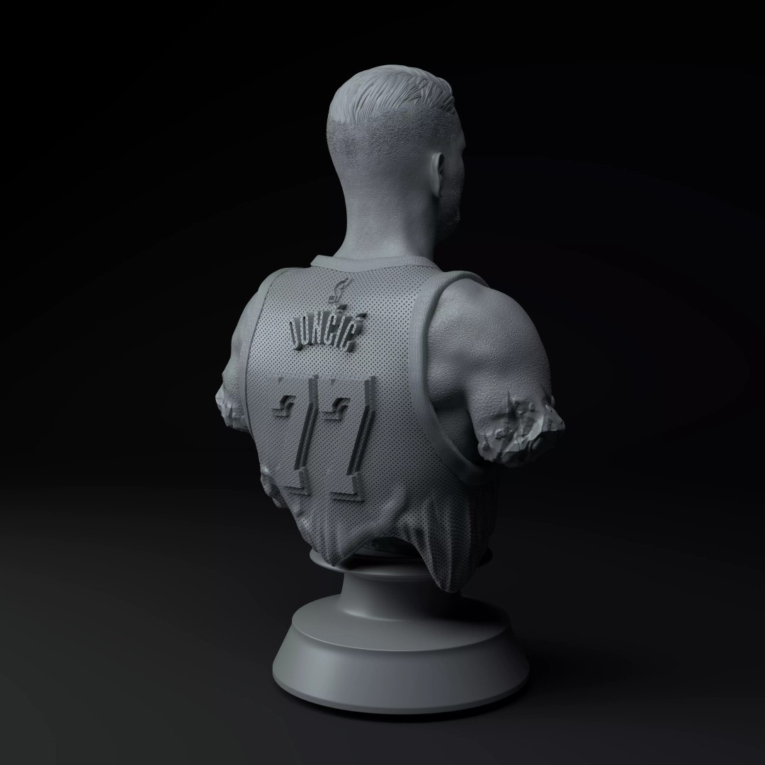 Luka Doncic 3D Model – Premium Bust for 3D Printing, STL - View 7