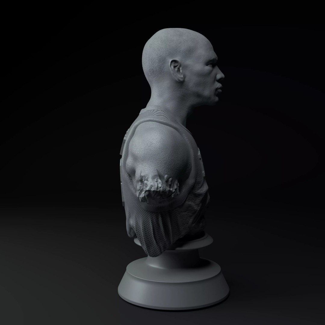 Michael Jordan 3D Model – Premium Trophy Diorama for Printing - View 10