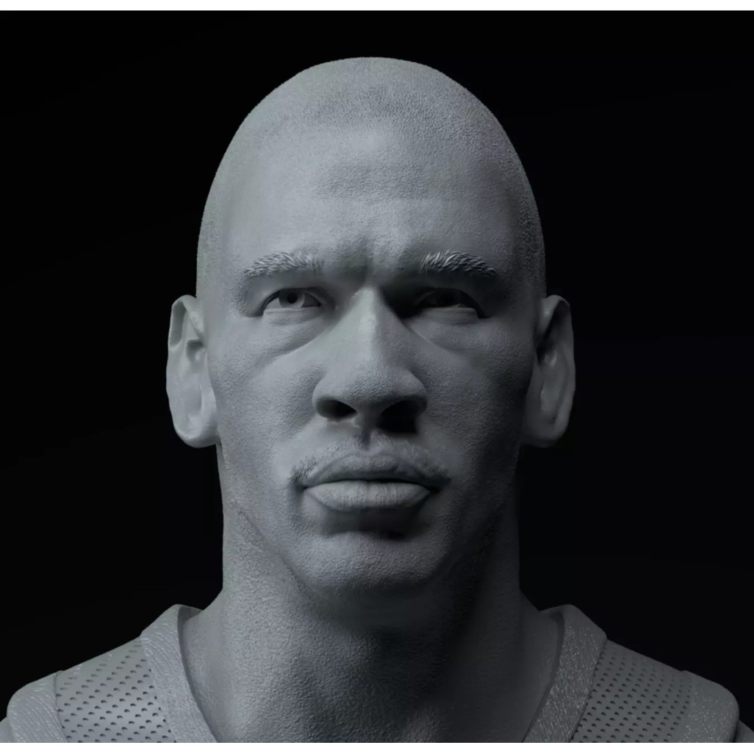 Michael Jordan 3D Model – Premium Trophy Diorama for Printing - View 12