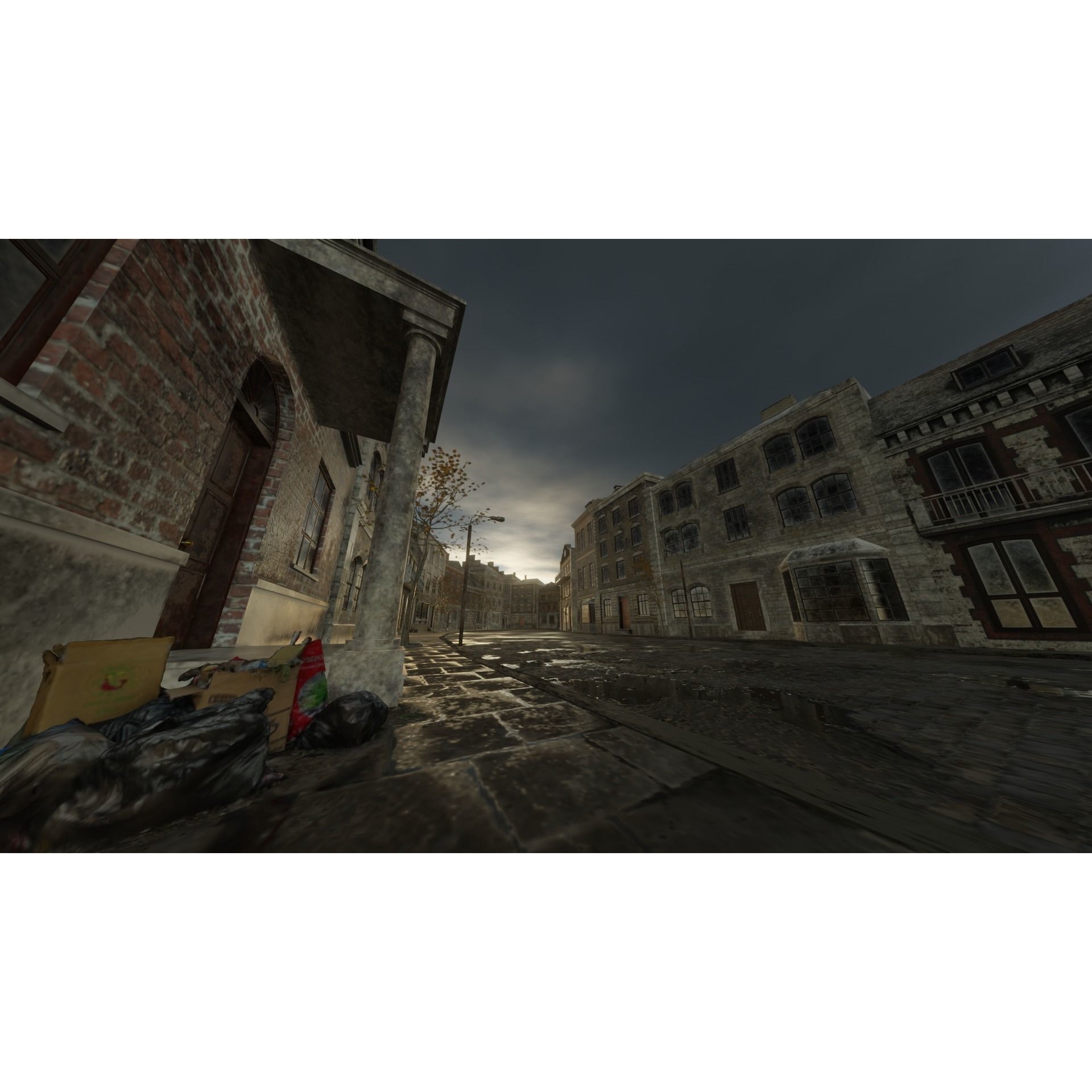 Abandoned Street Urban Decay - Game-Ready 3D Model - View 26