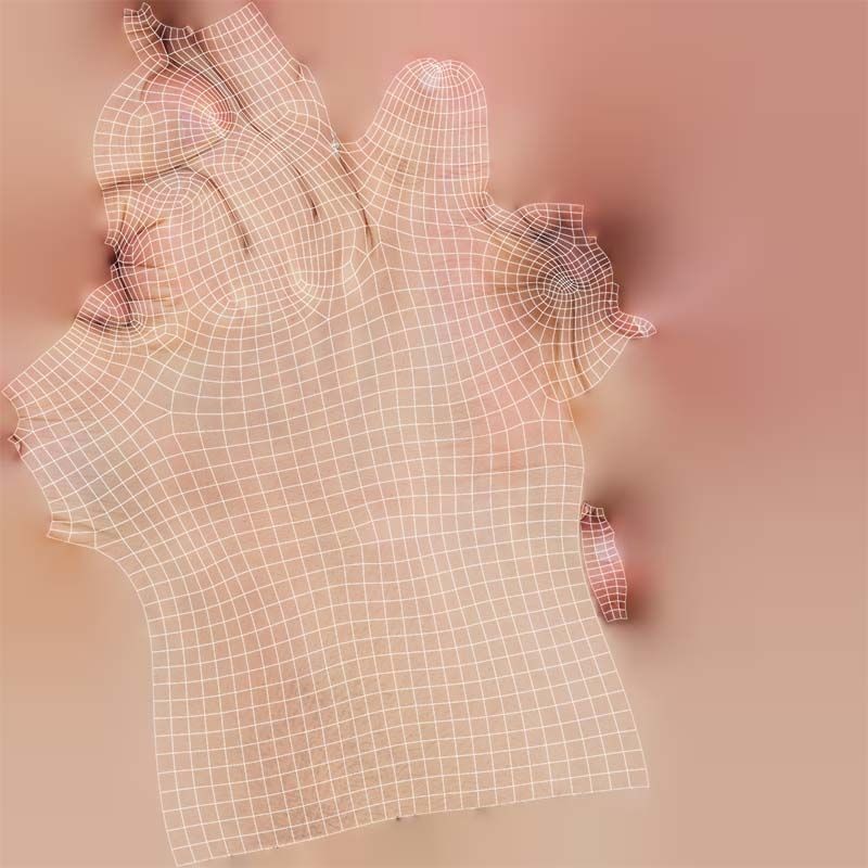 Finger Alphabet I 3D Model – Low Poly Character with PBR Textures - View 16