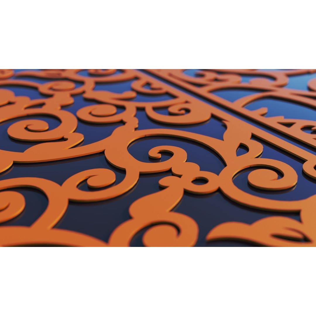 29 Decorative Wall Panels 3D Model – Modern Screen Designs, OBJ, FBX - View 4