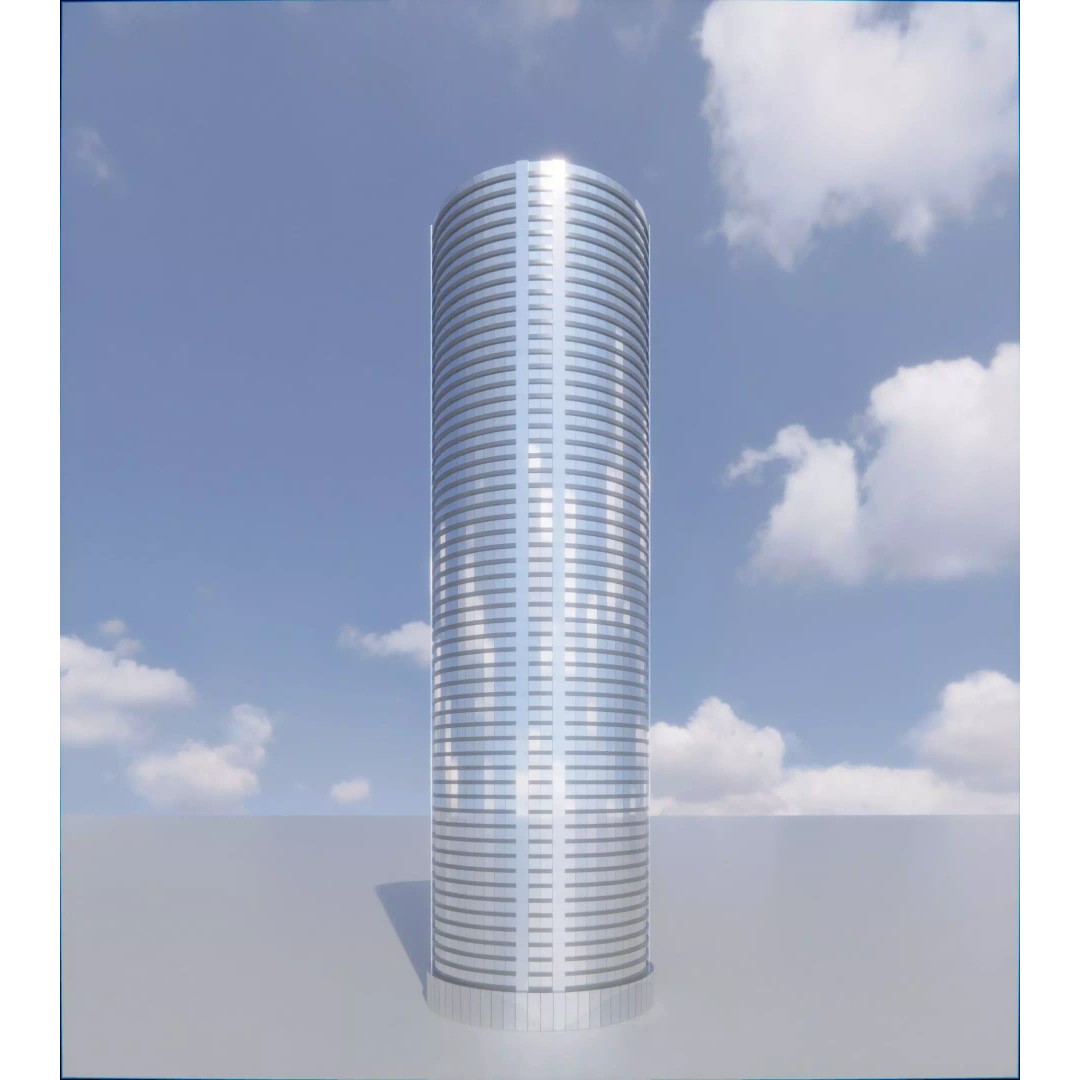Parametric Building Collection 1B 3D Model – High Poly Architectural Designs, Blender - View 13