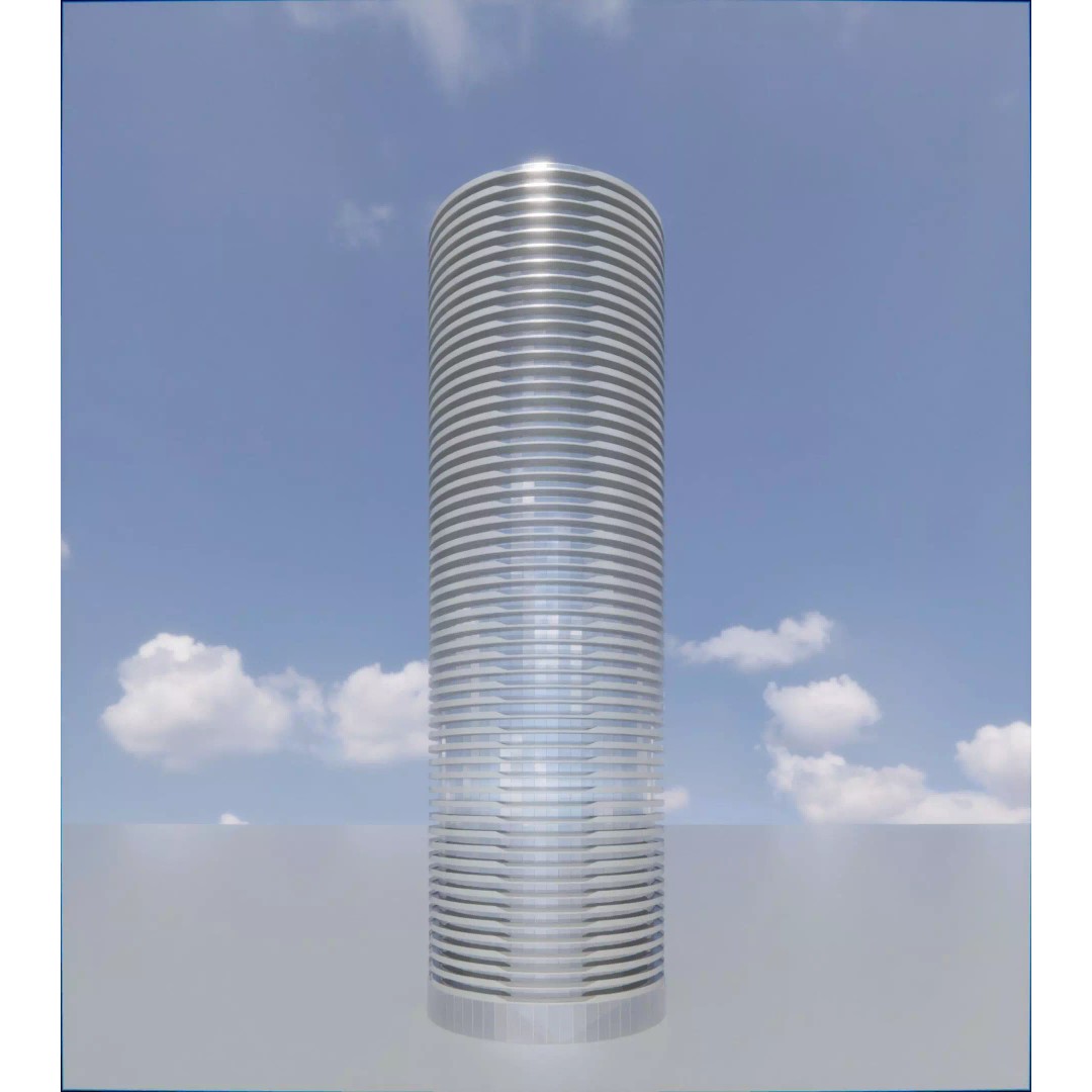 Parametric Building Collection 1B 3D Model – High Poly Architectural Designs, Blender - View 18