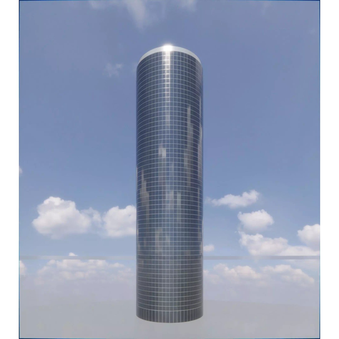 Parametric Building Collection 1B 3D Model – High Poly Architectural Designs, Blender - View 3