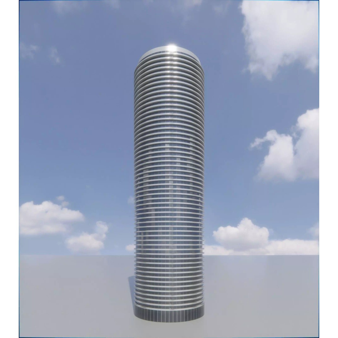 Parametric Building Collection 1B 3D Model – High Poly Architectural Designs, Blender - View 38