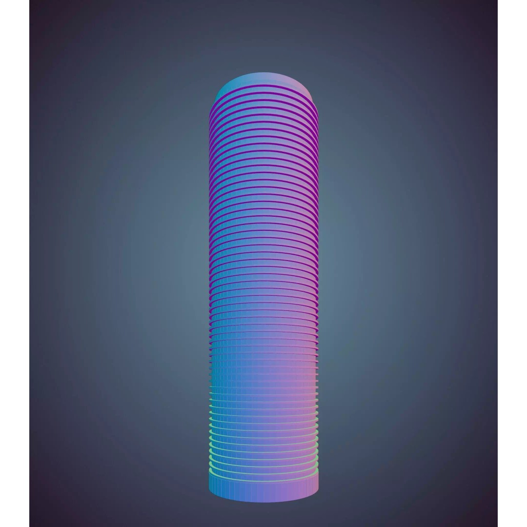 Parametric Building Collection 1B 3D Model – High Poly Architectural Designs, Blender - View 41