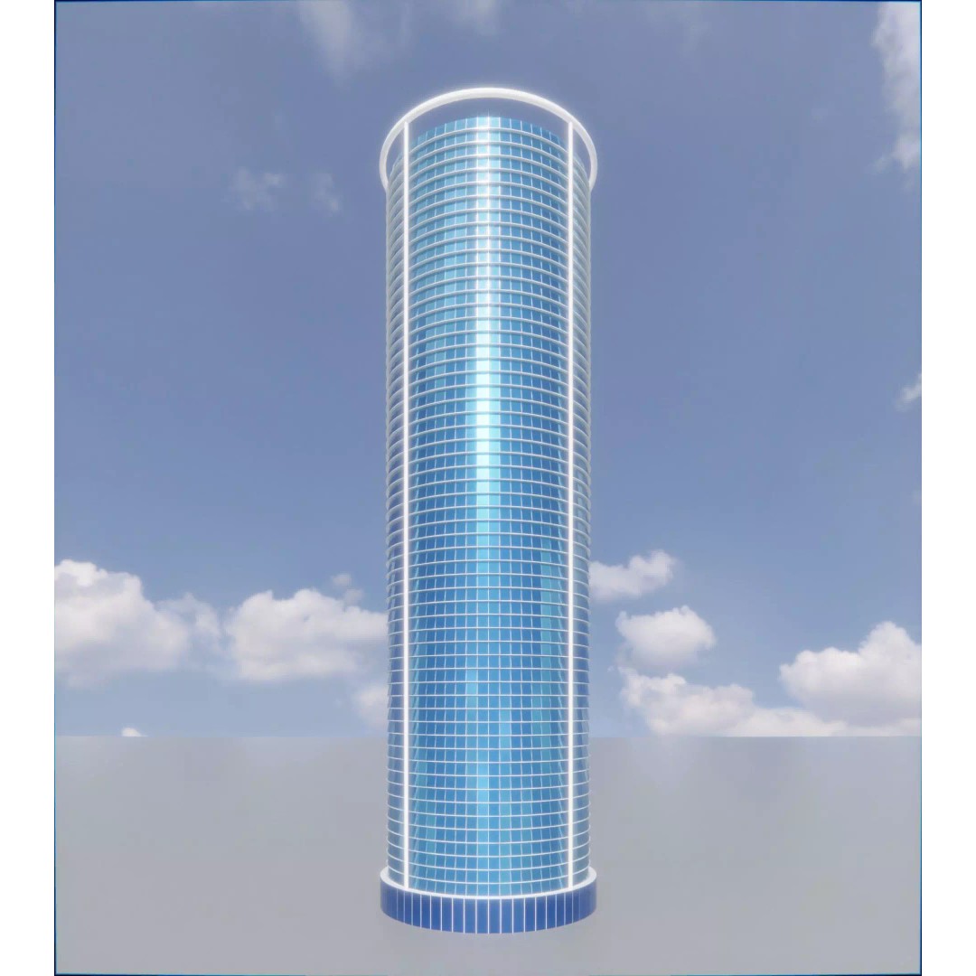 Parametric Building Collection 1B 3D Model – High Poly Architectural Designs, Blender - View 53