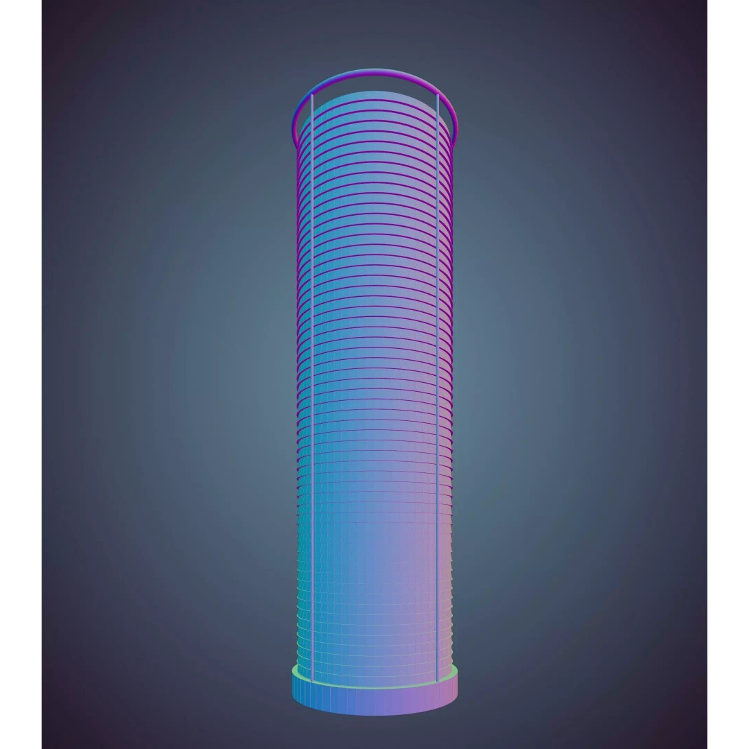 Parametric Building Collection 1B 3D Model – High Poly Architectural Designs, Blender - View 56