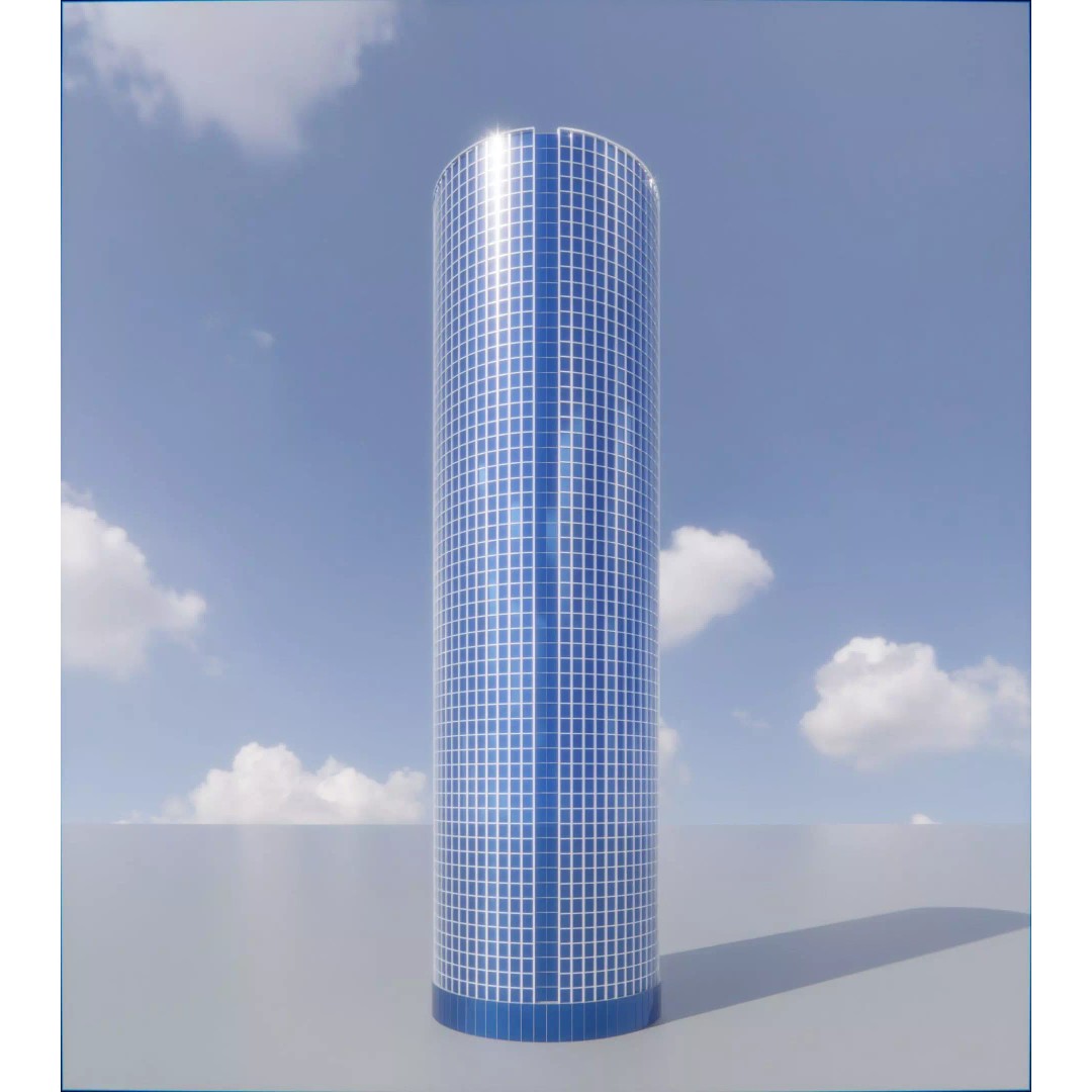 Parametric Building Collection 1B 3D Model – High Poly Architectural Designs, Blender - View 58