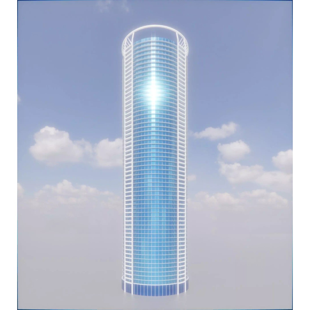 Parametric Building Collection 1B 3D Model – High Poly Architectural Designs, Blender - View 63