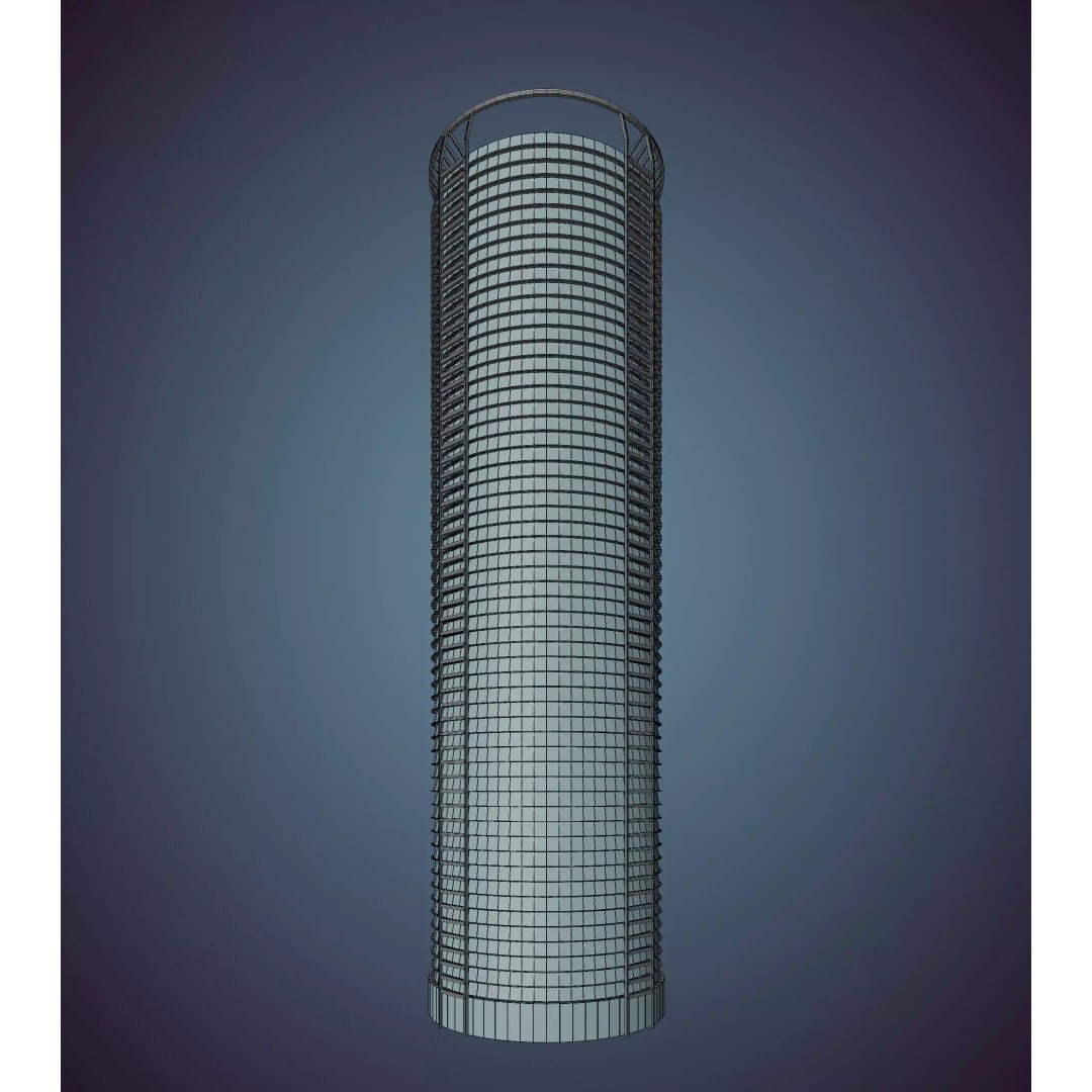 Parametric Building Collection 1B 3D Model – High Poly Architectural Designs, Blender - View 67