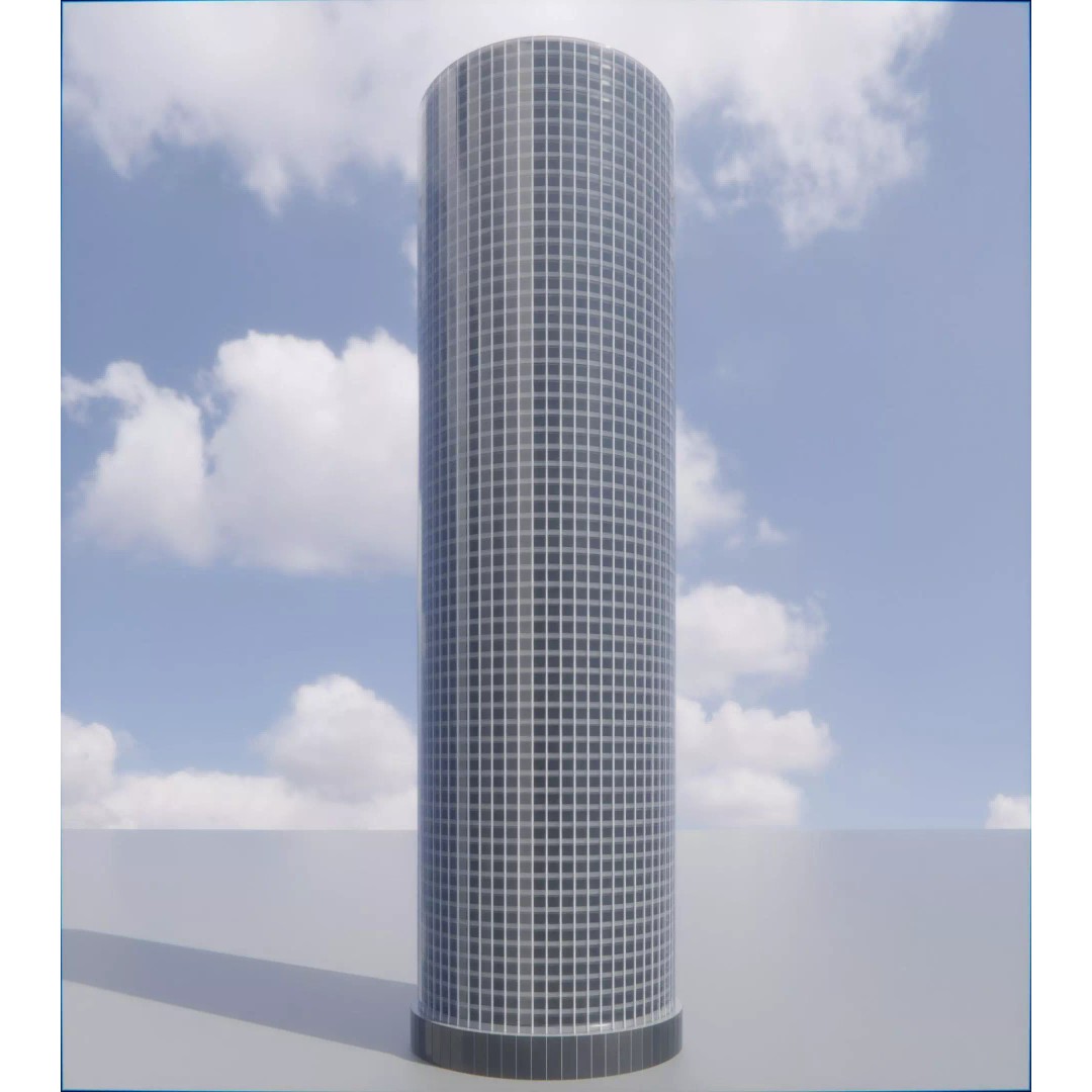 Parametric Building Collection 1B 3D Model – High Poly Architectural Designs, Blender - View 68
