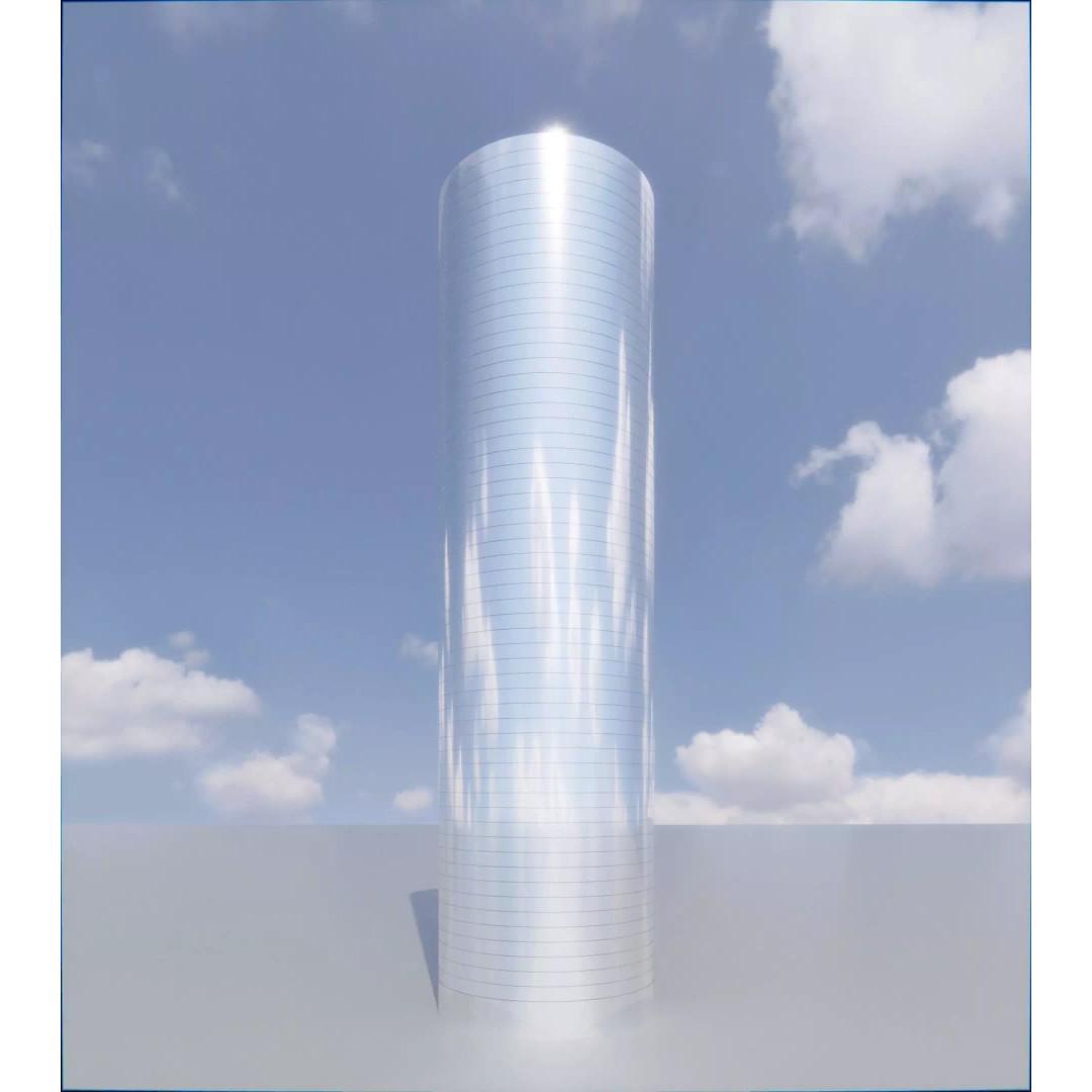 Parametric Building Collection 1B 3D Model – High Poly Architectural Designs, Blender - View 8