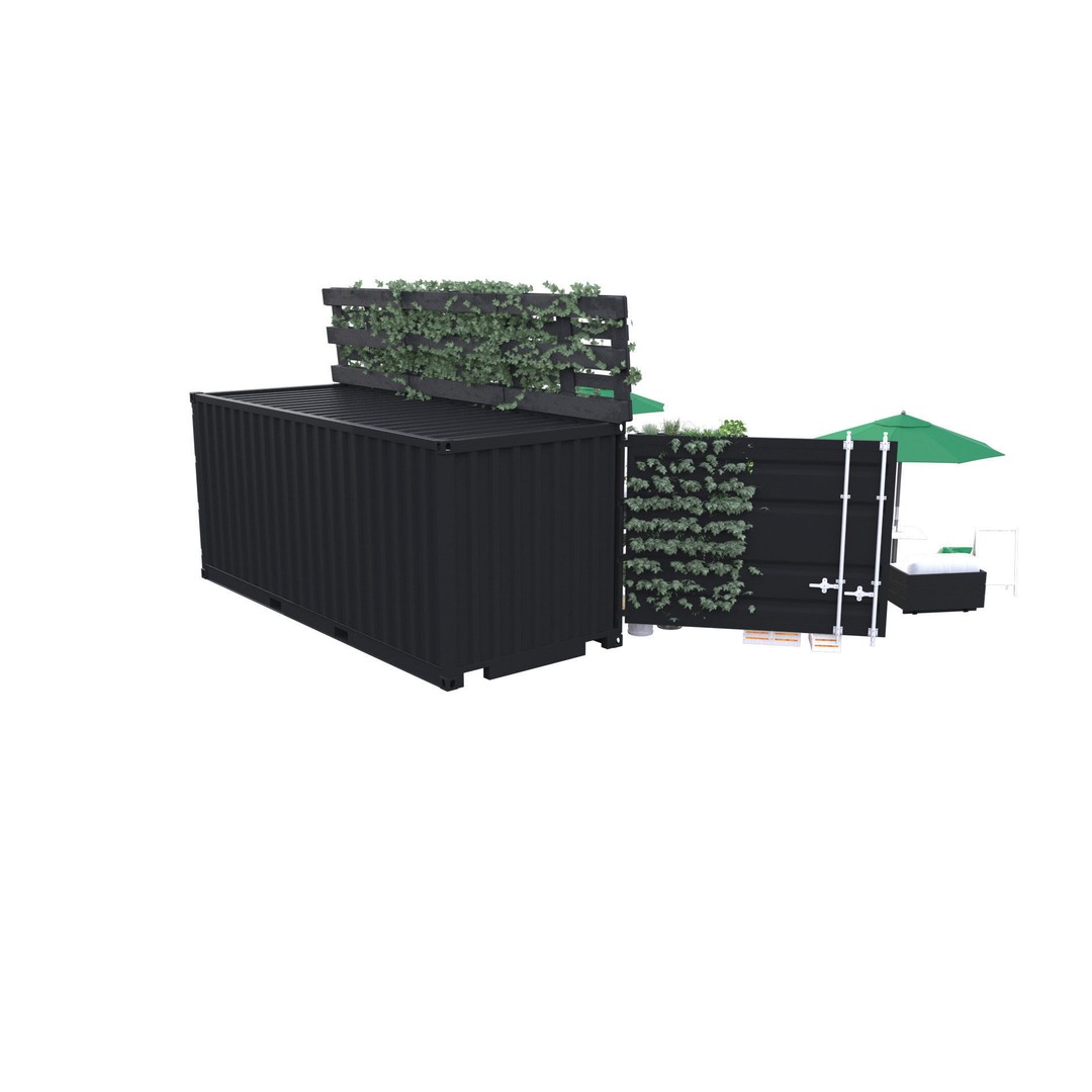 Container Juice Cafe 3D Model – High Quality Portable Kiosk, FBX - View 16