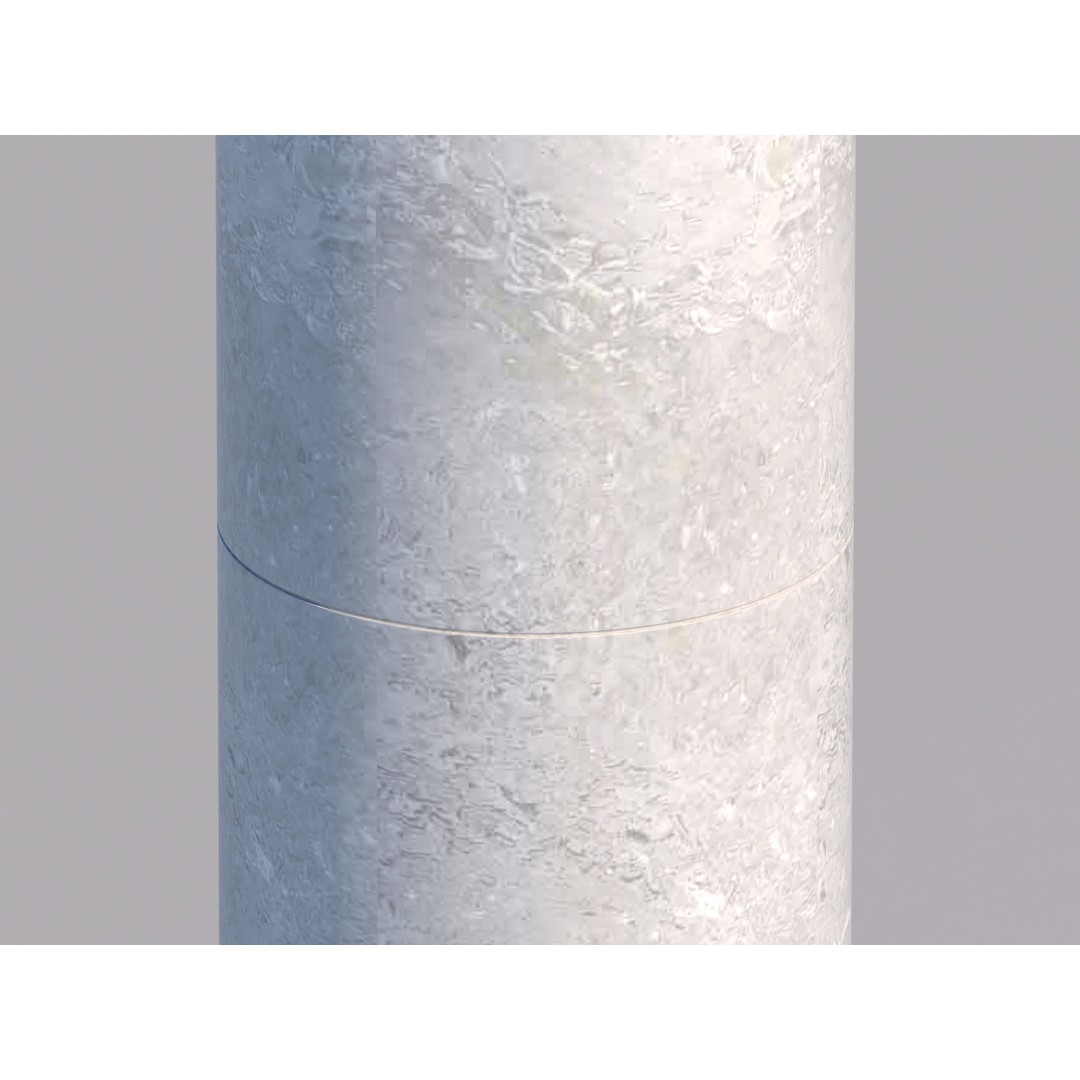 Corinthian Column 3D Model – Low Poly Architectural Element, FBX - View 5