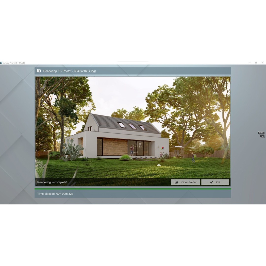 House 3D Model – Lumion 12.5 Scene with SketchUp Files - View 12