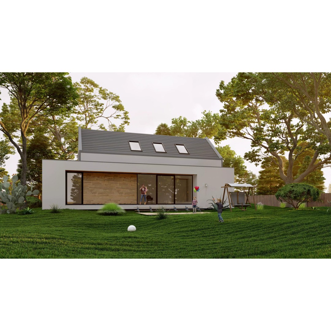House 3D Model – Lumion 12.5 Scene with SketchUp Files - View 2