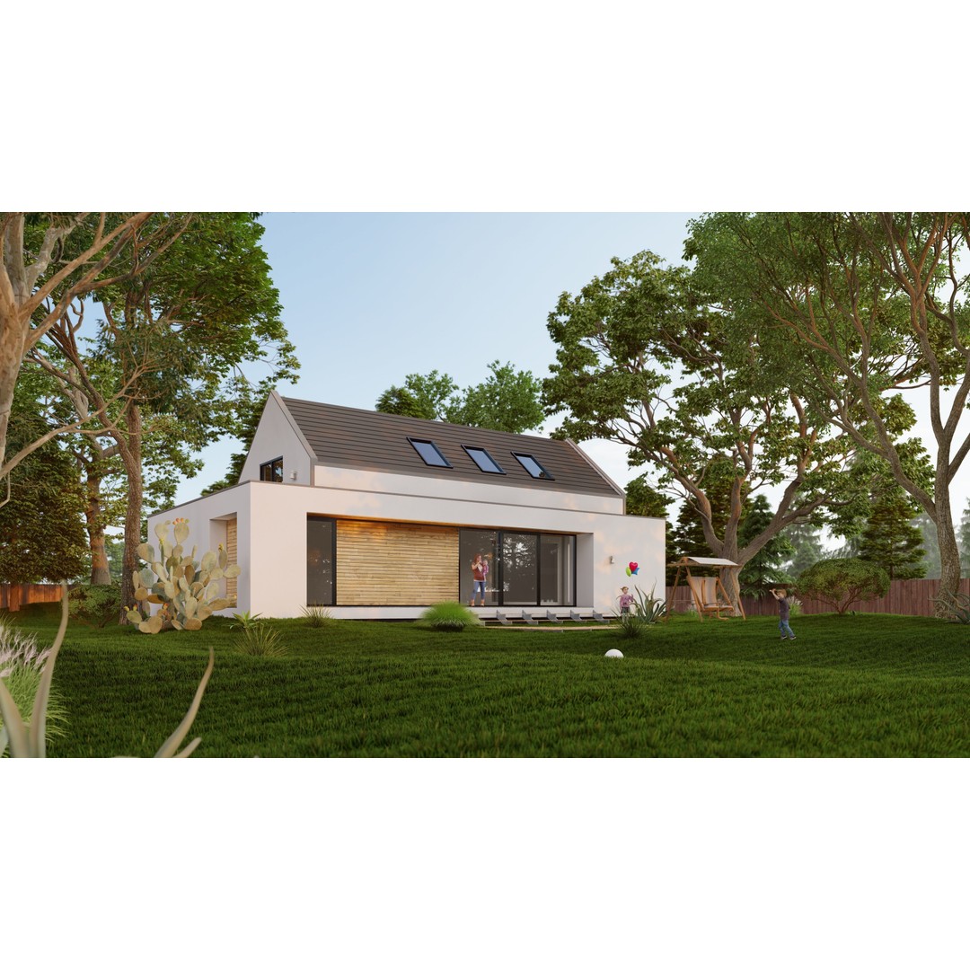 House 3D Model – Lumion 12.5 Scene with SketchUp Files - View 41