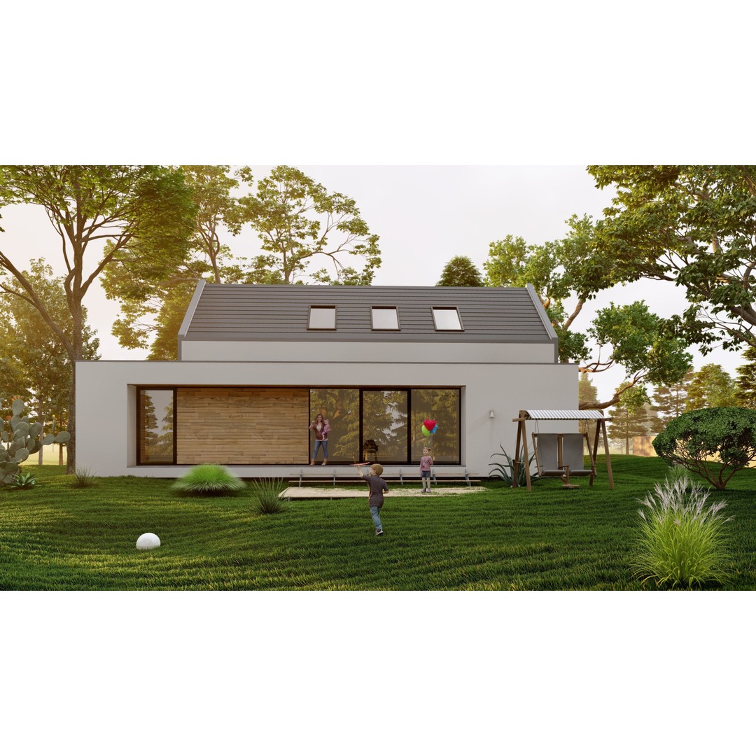 House 3D Model – Lumion 12.5 Scene with SketchUp Files - View 43
