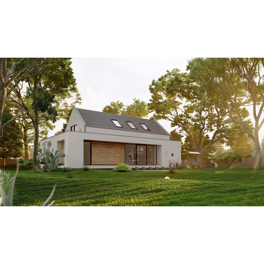 House 3D Model – Lumion 12.5 Scene with SketchUp Files - View 44