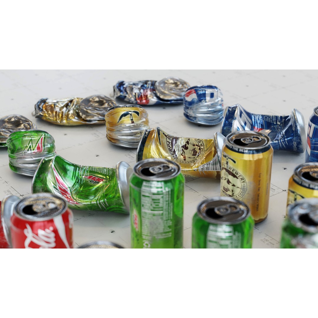 Trash Cans 3D Model – Low Poly PBR Asset Kit with 24 Types - View 13