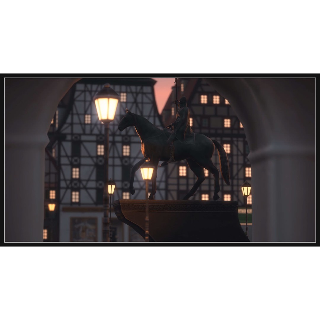 Old European Town 3D Model – Low Poly Architectural Asset, FBX/OBJ - View 38